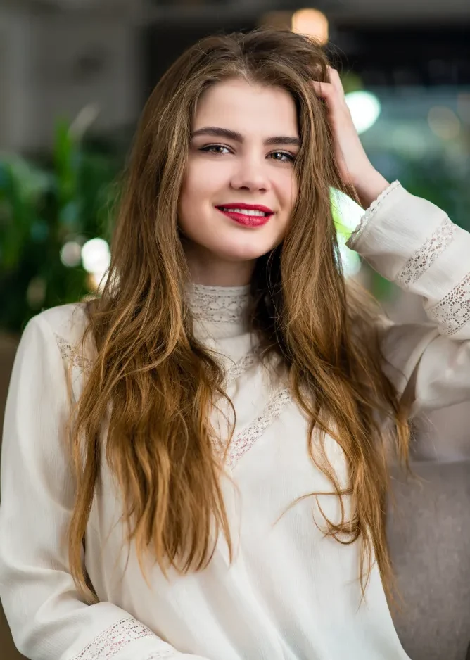 Beautiful Young Girl vehicle