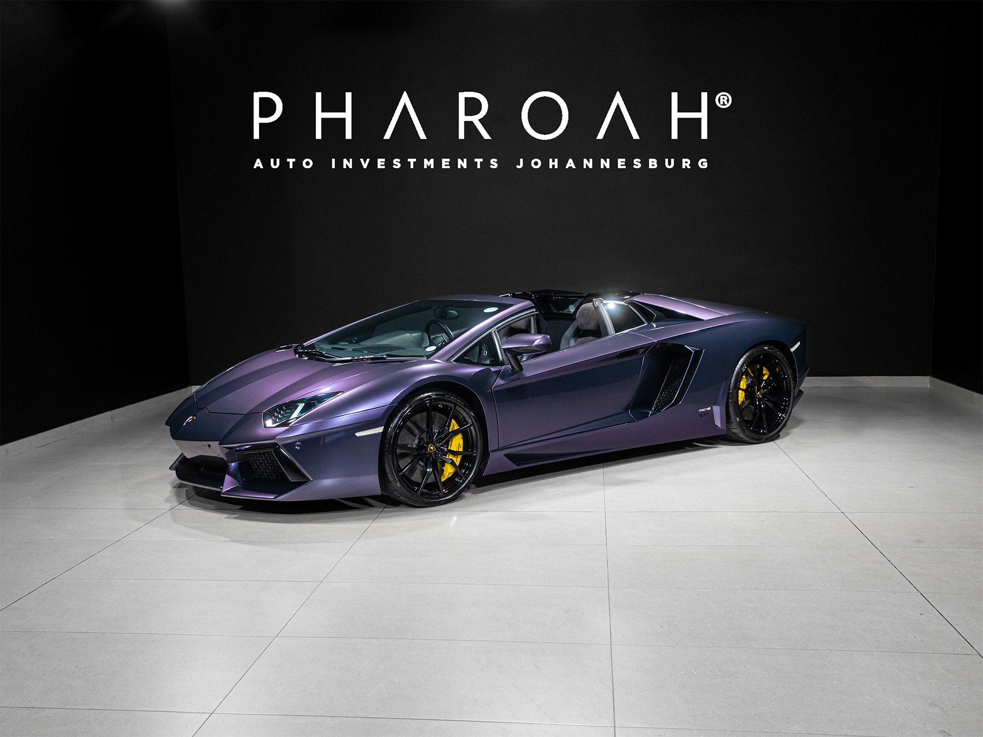 purple aventador