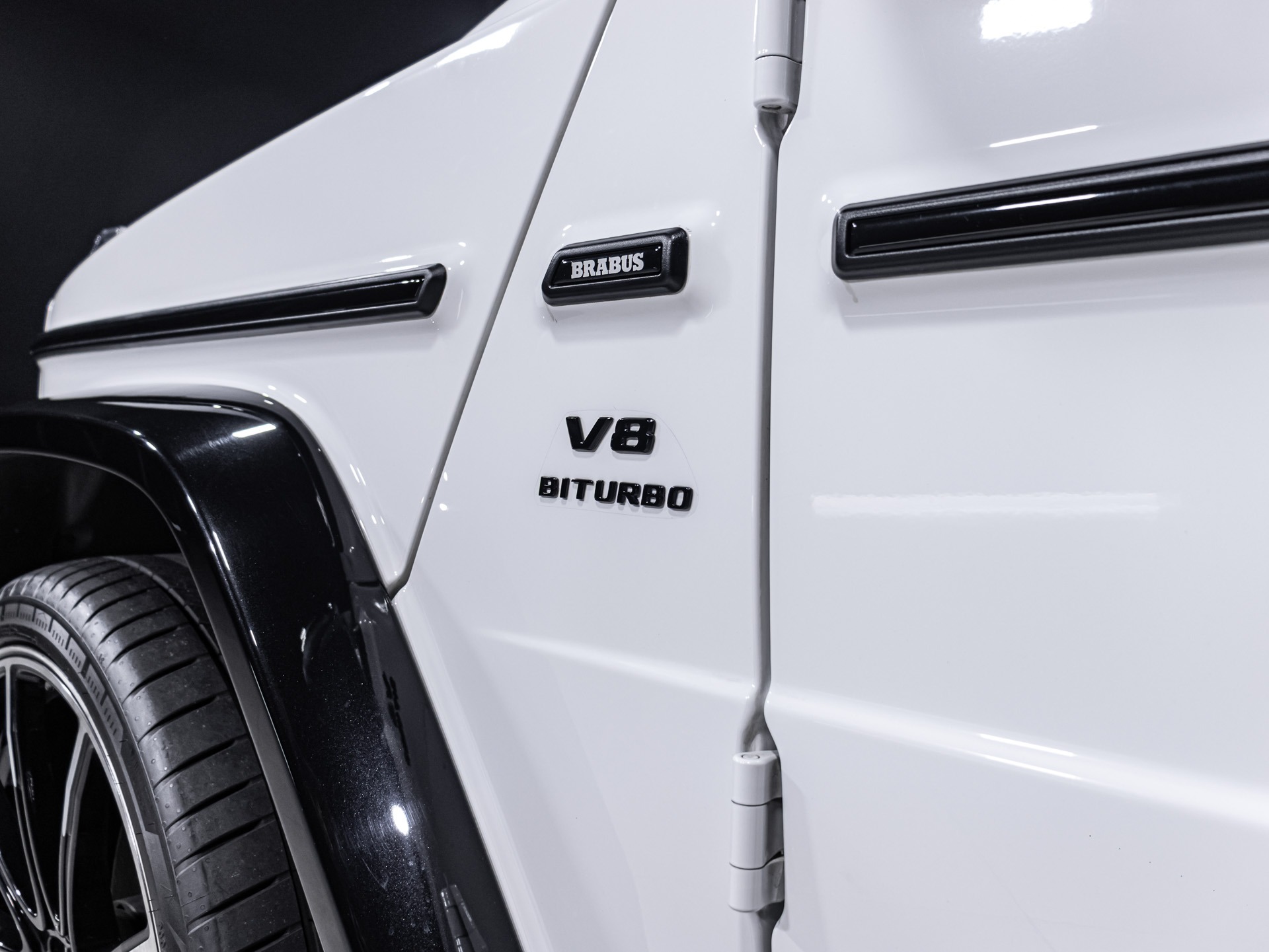 White Brabus edition vehicle for sale