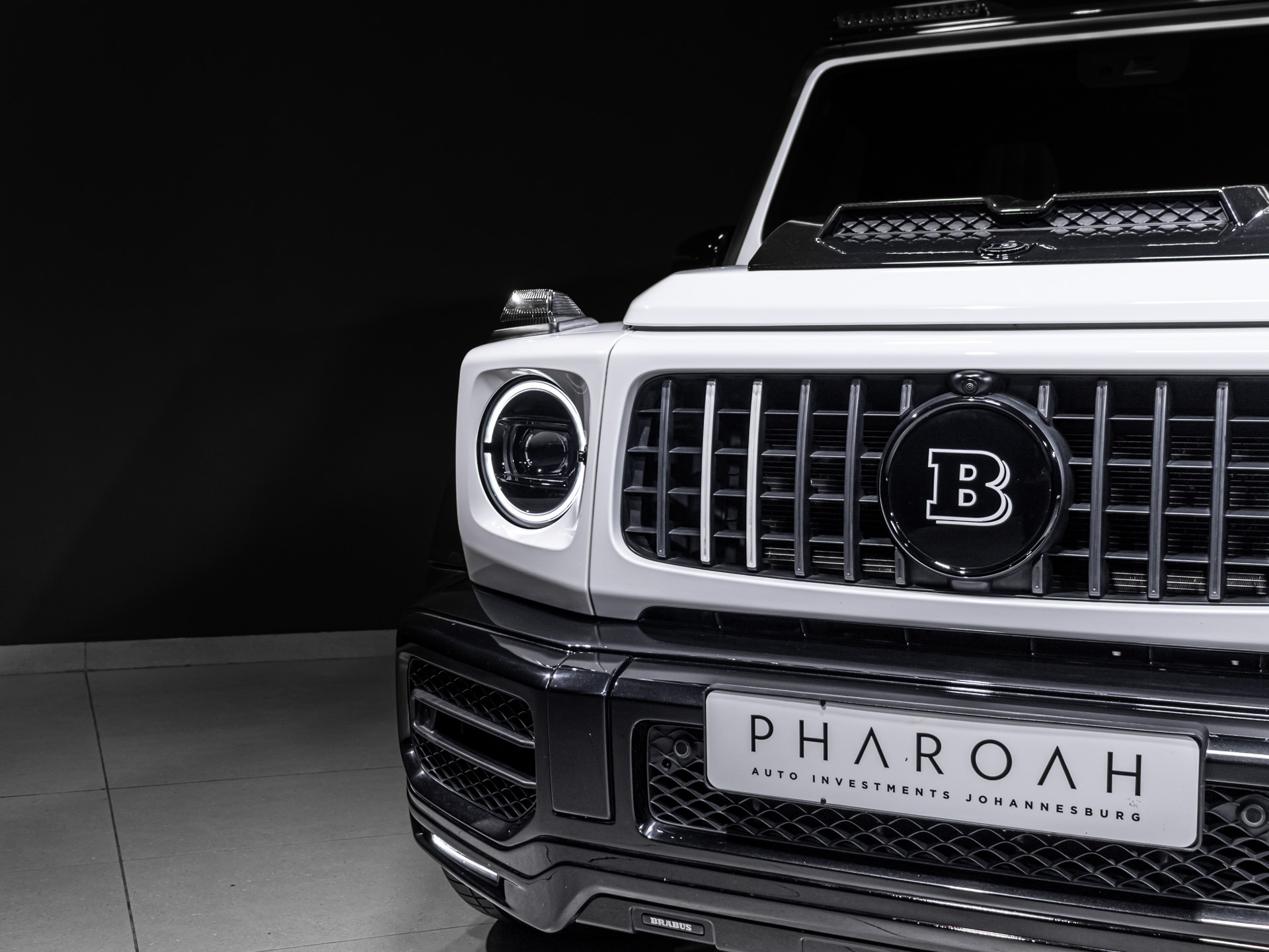 White Brabus edition vehicle for sale