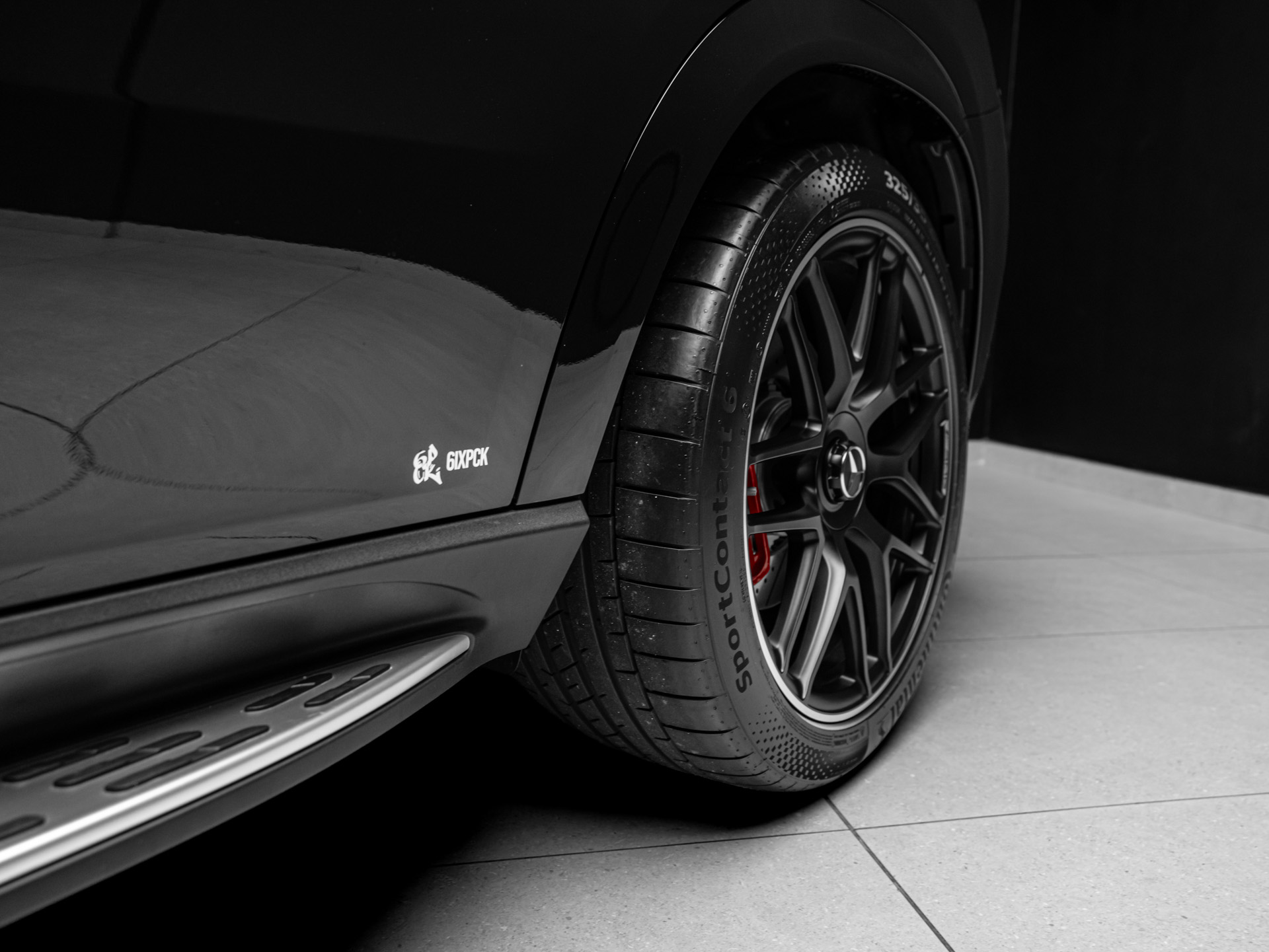 black mercedes benz gle63 7