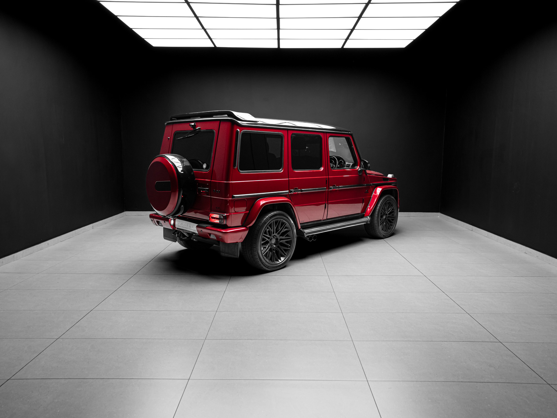 red mercedes g63 12