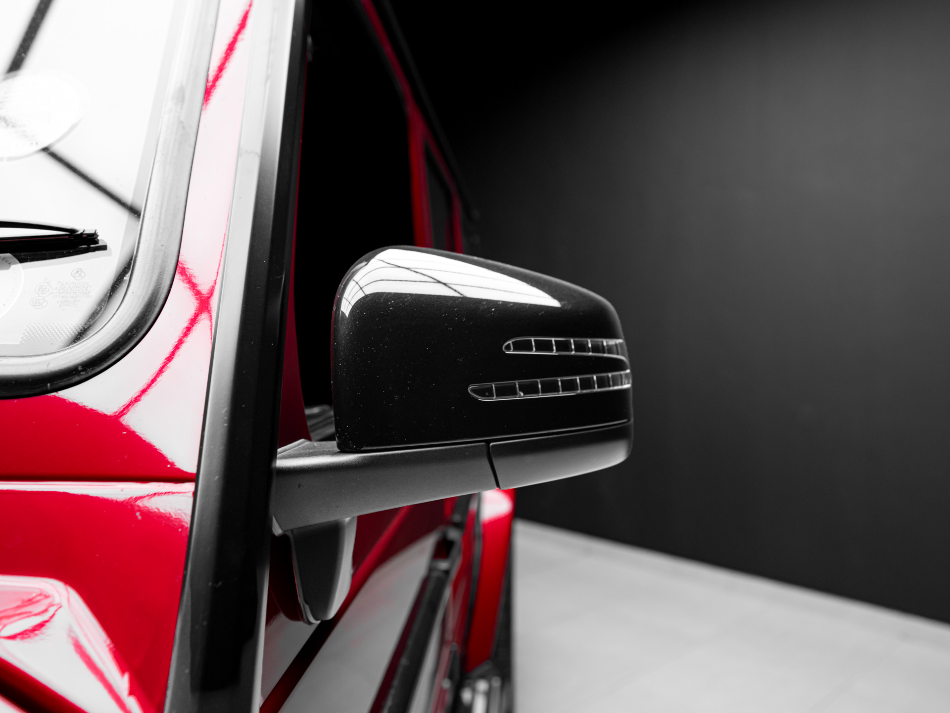 red mercedes g63 7