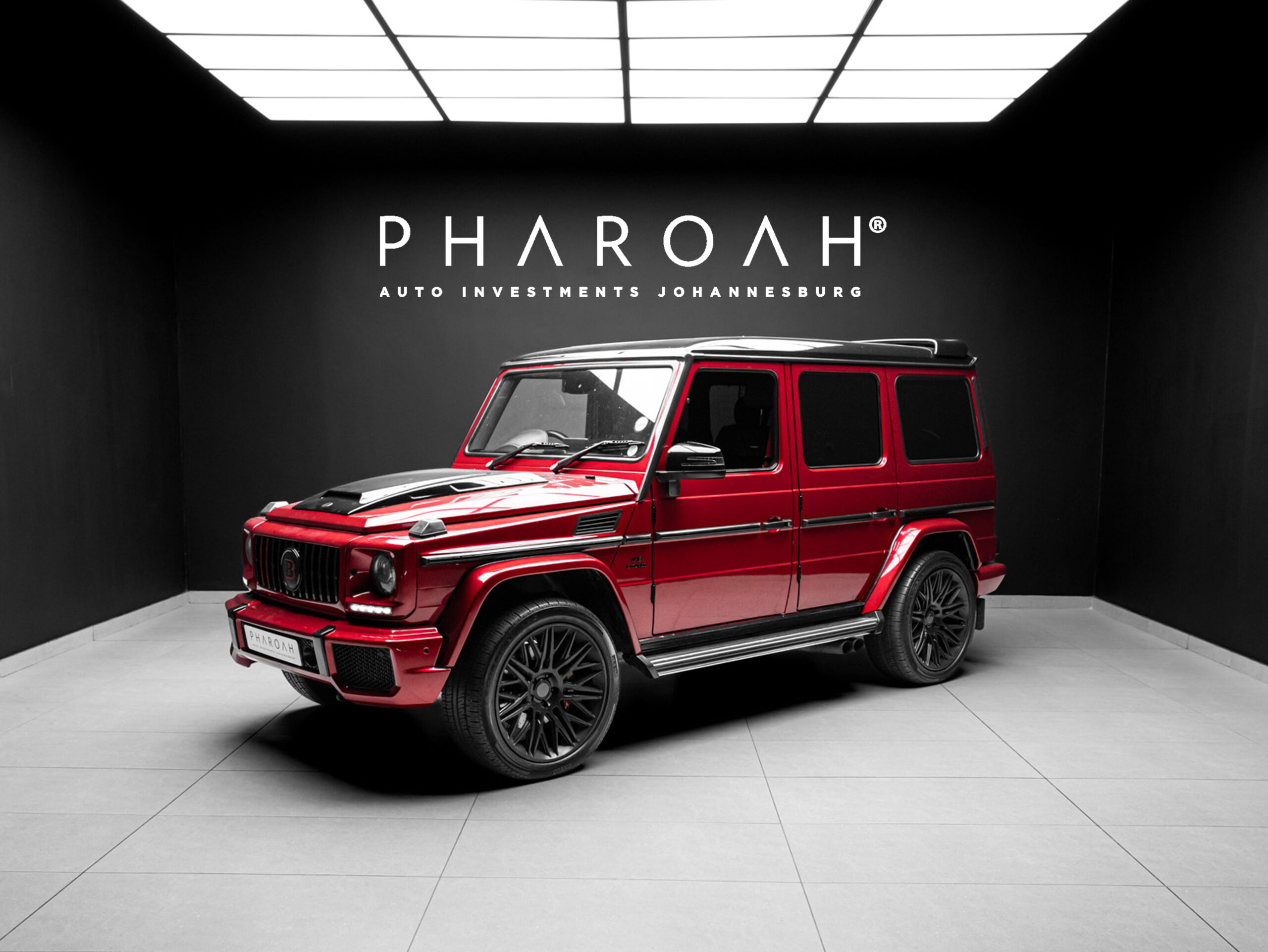 red mercedes g63 cover