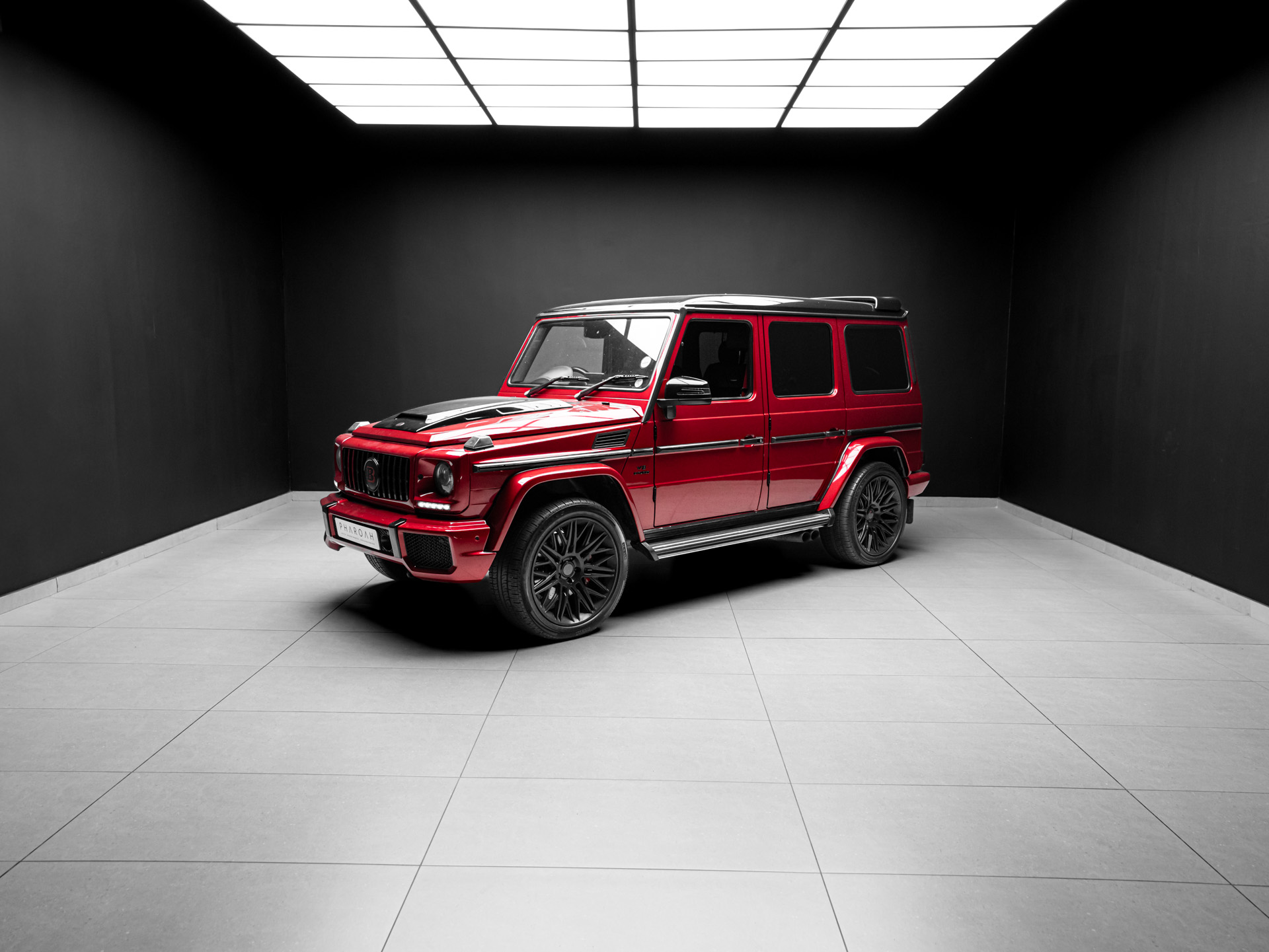 red mercedes g63