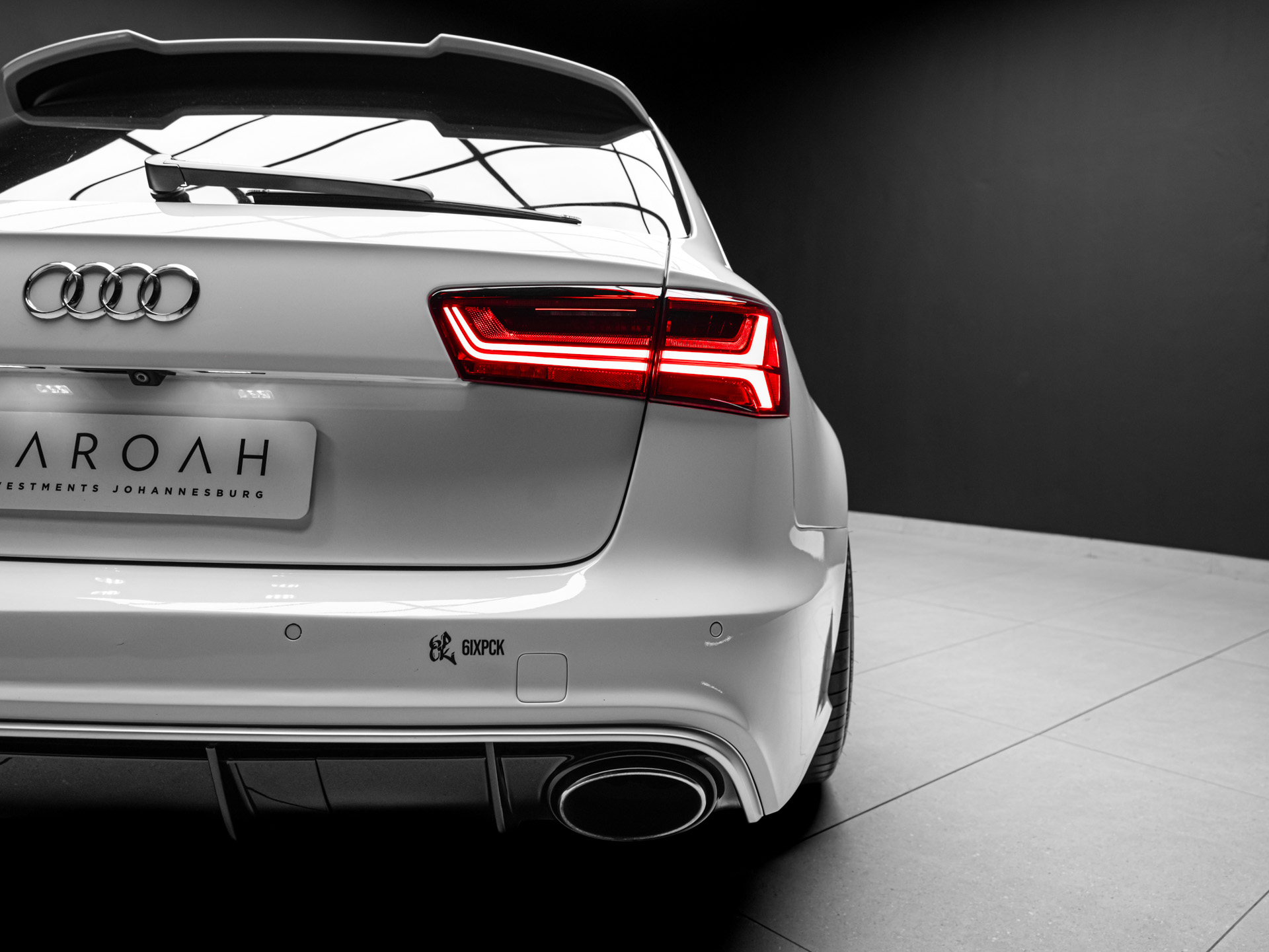 white audi rs6 13