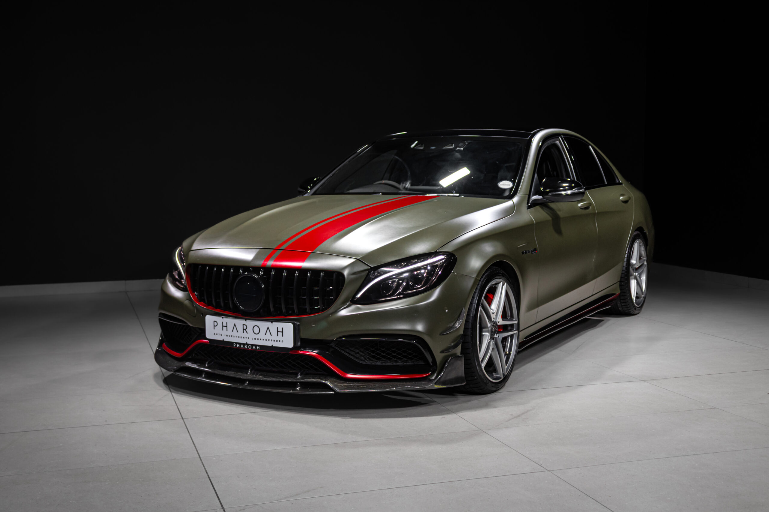 High-end vehicle at Pharoah Group dealership