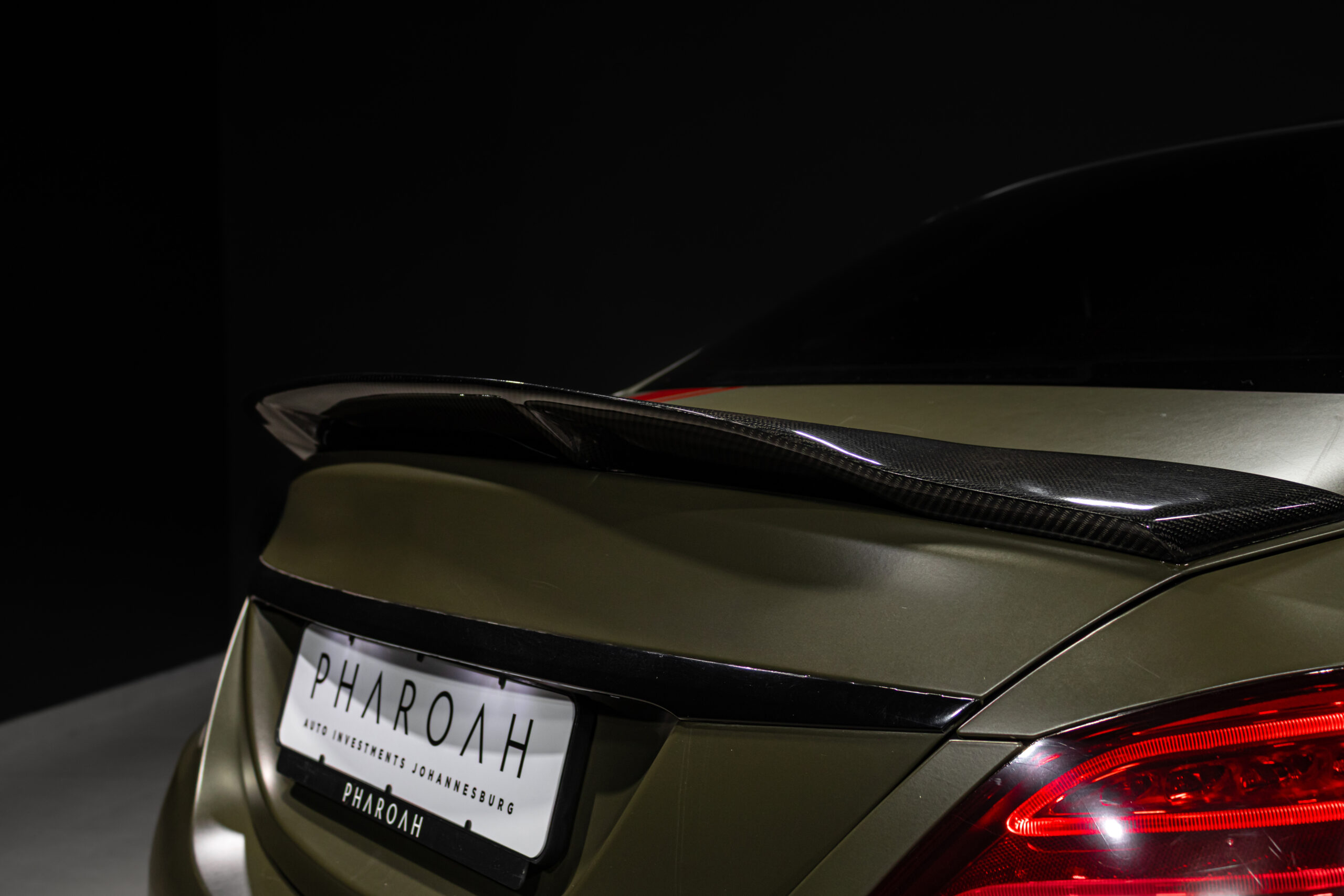 Luxury vehicle at Pharoah Group Sandton showroom