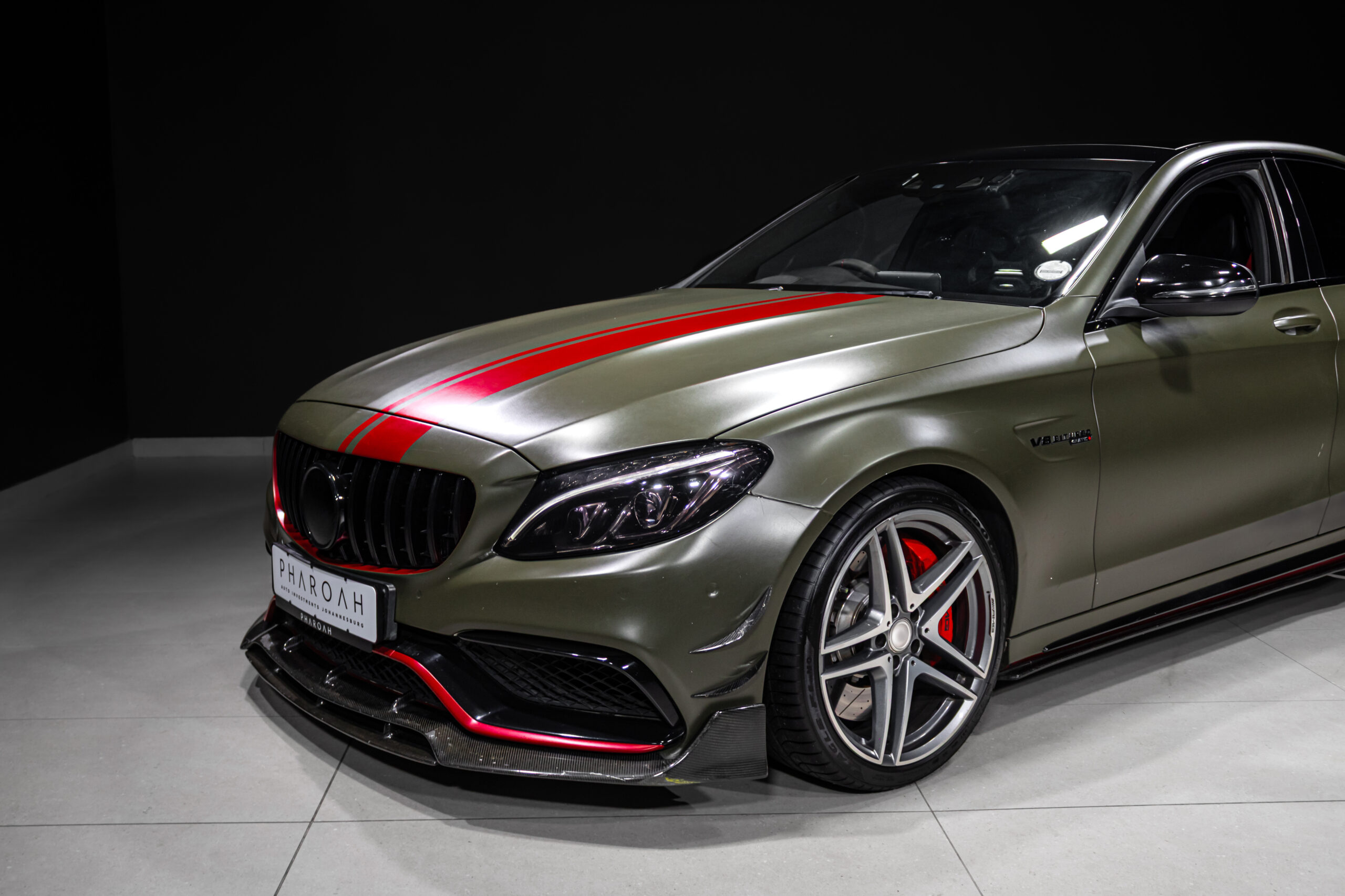 Luxury Mercedes AMG with red for sale at Pharoah Group Bryanston