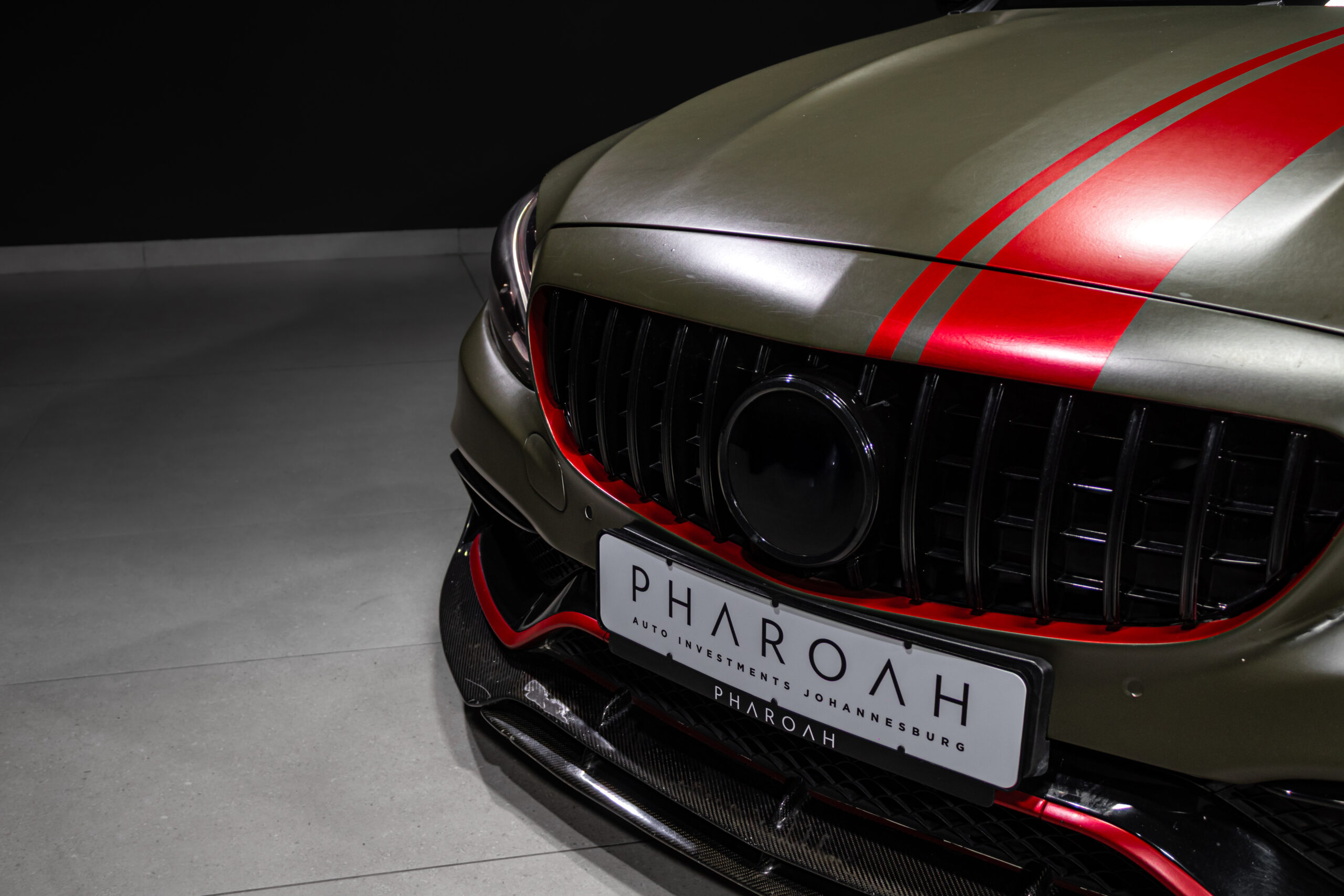 Luxury vehicle at Pharoah Group Sandton showroom