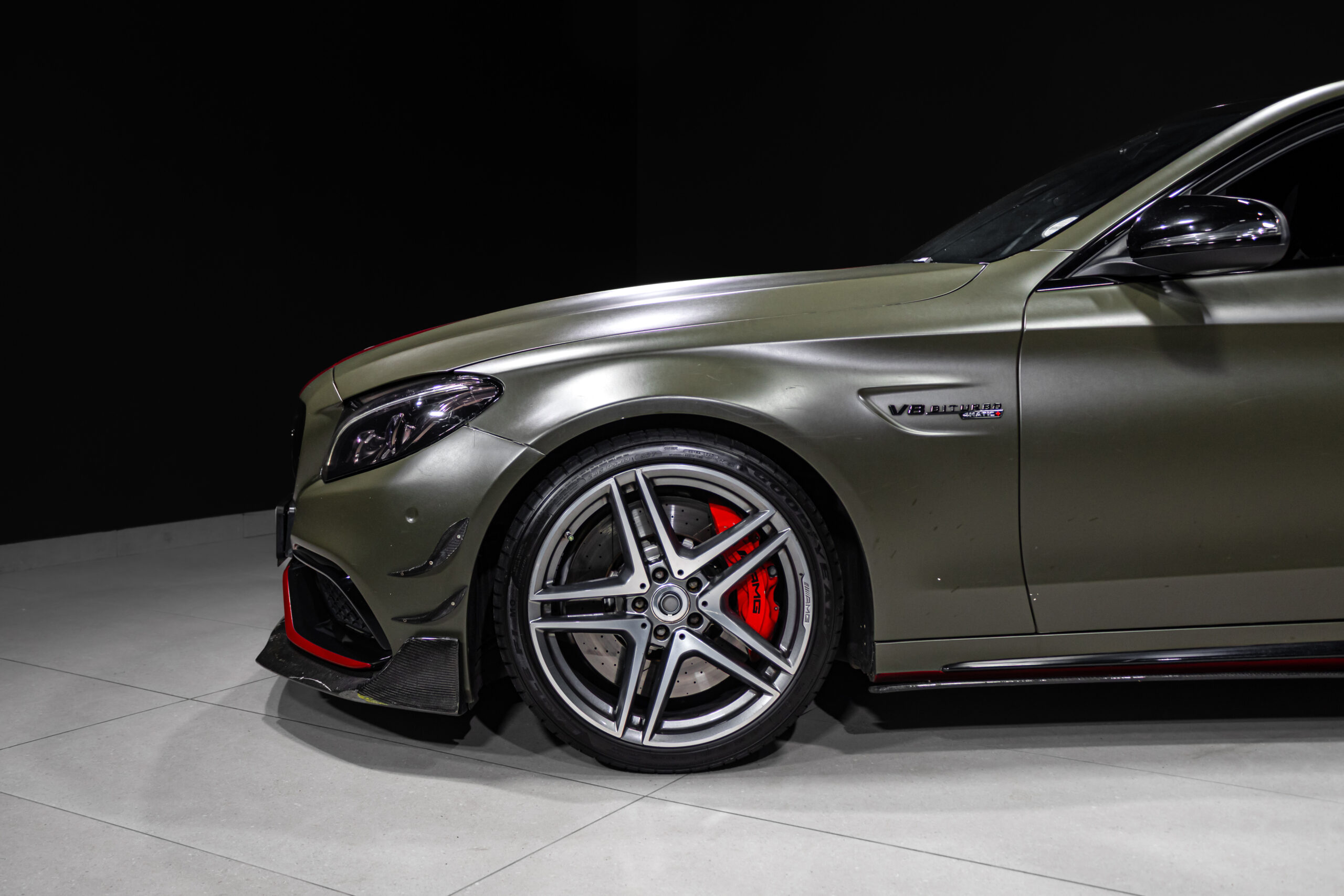 Mercedes AMG sports car at Pharoah Group Sandton showroom