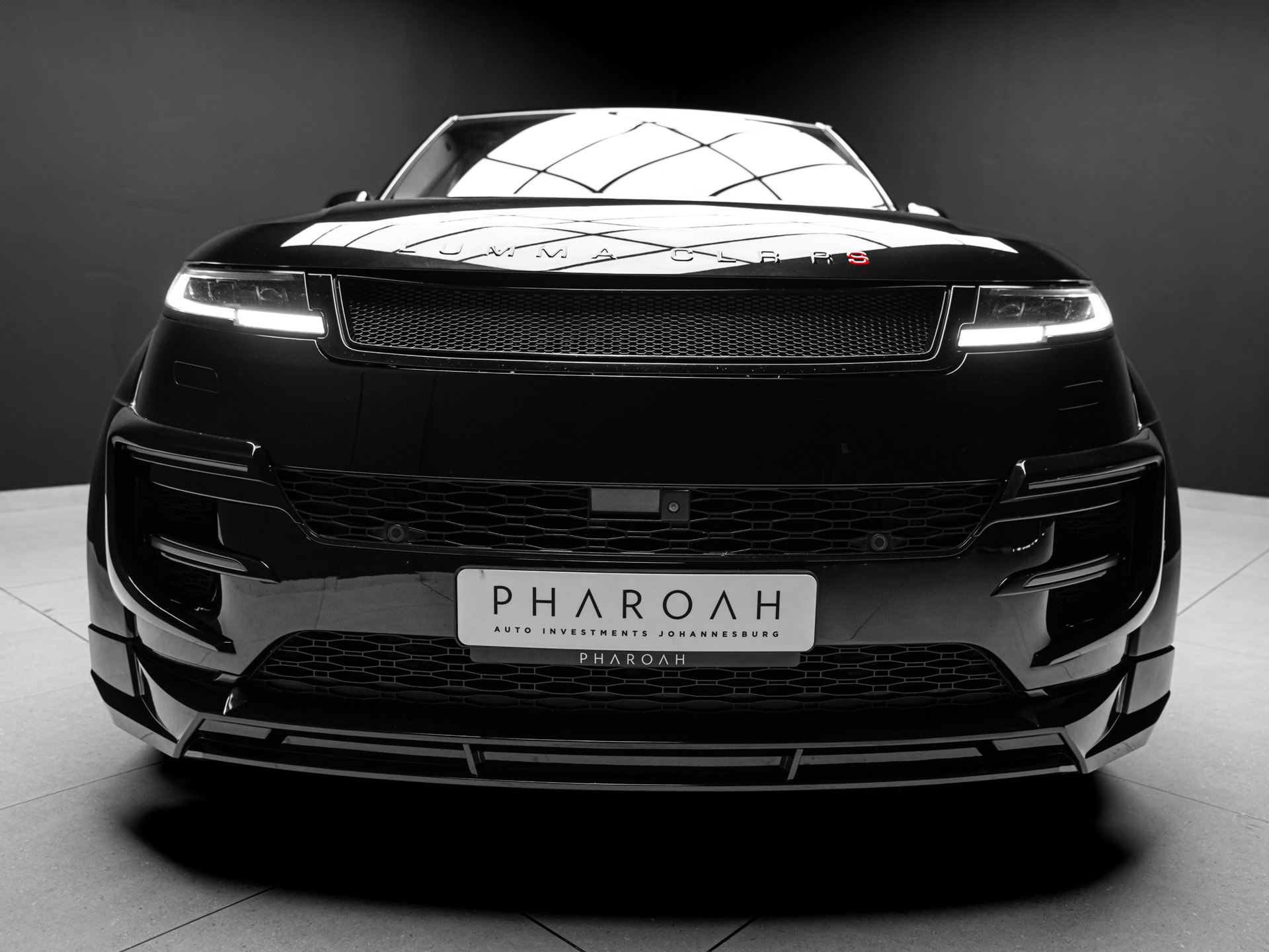 black range rover lumma 8