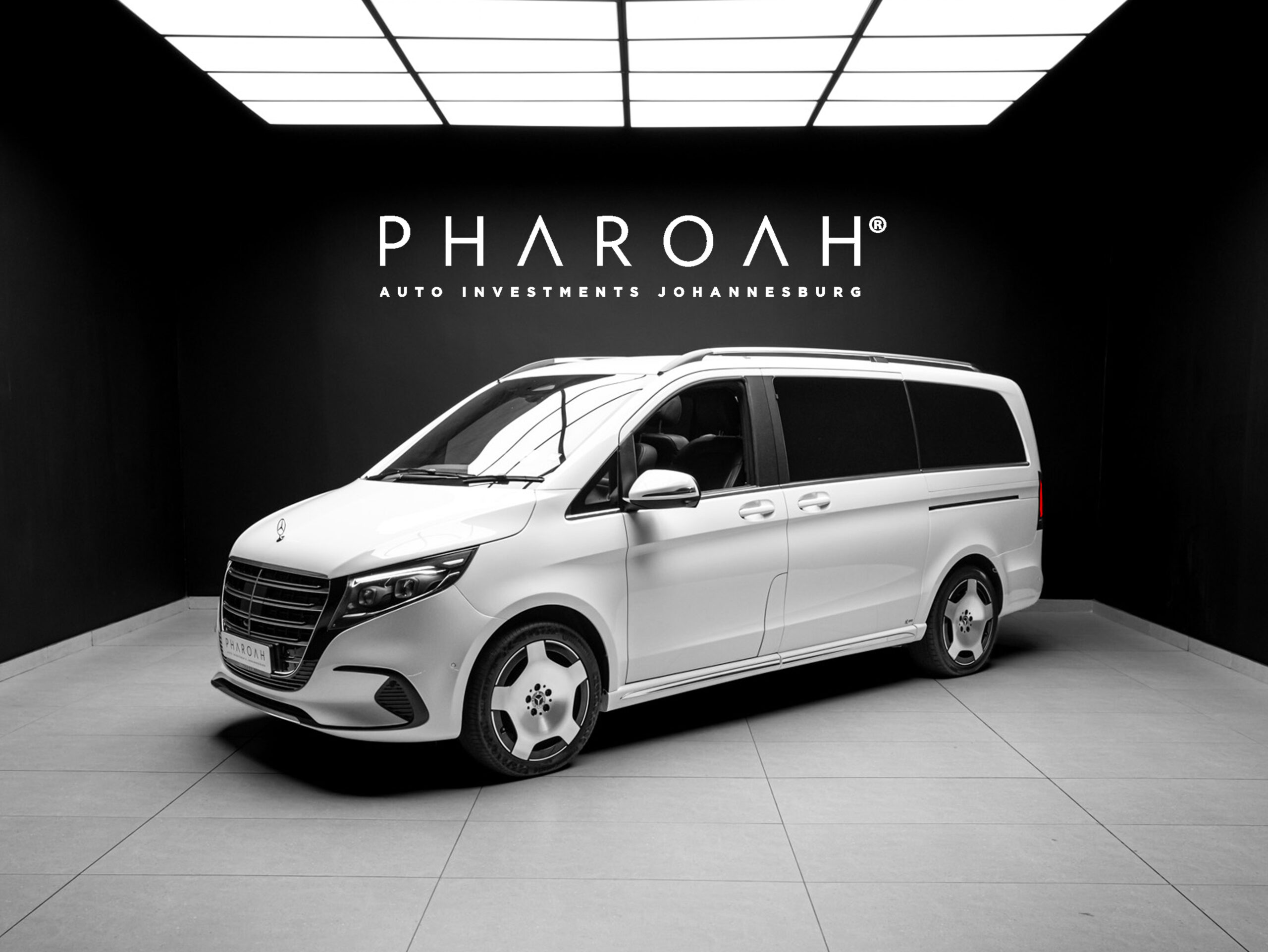 white mercedes v300d exclusive cover