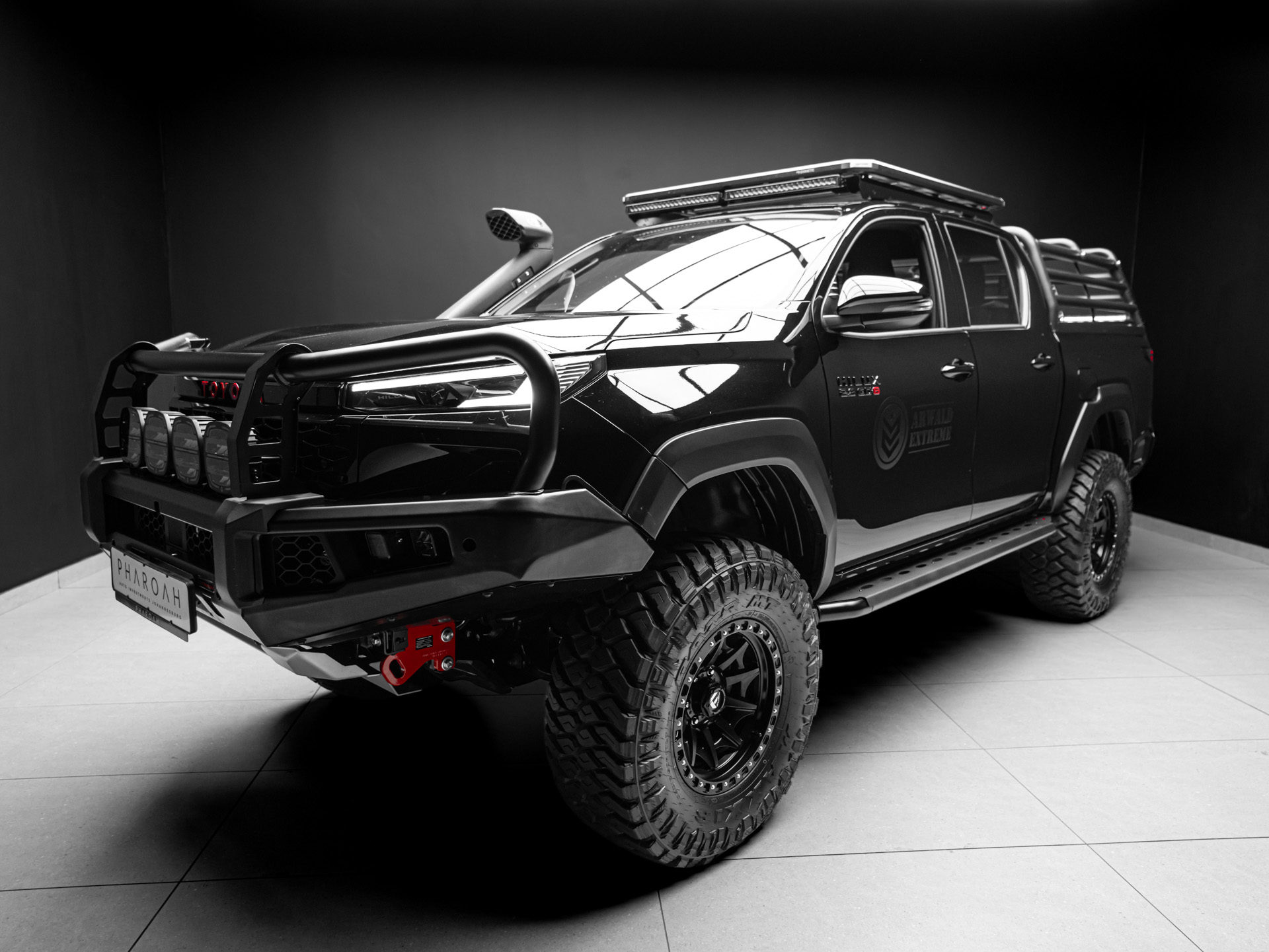 black toyota hilux 7