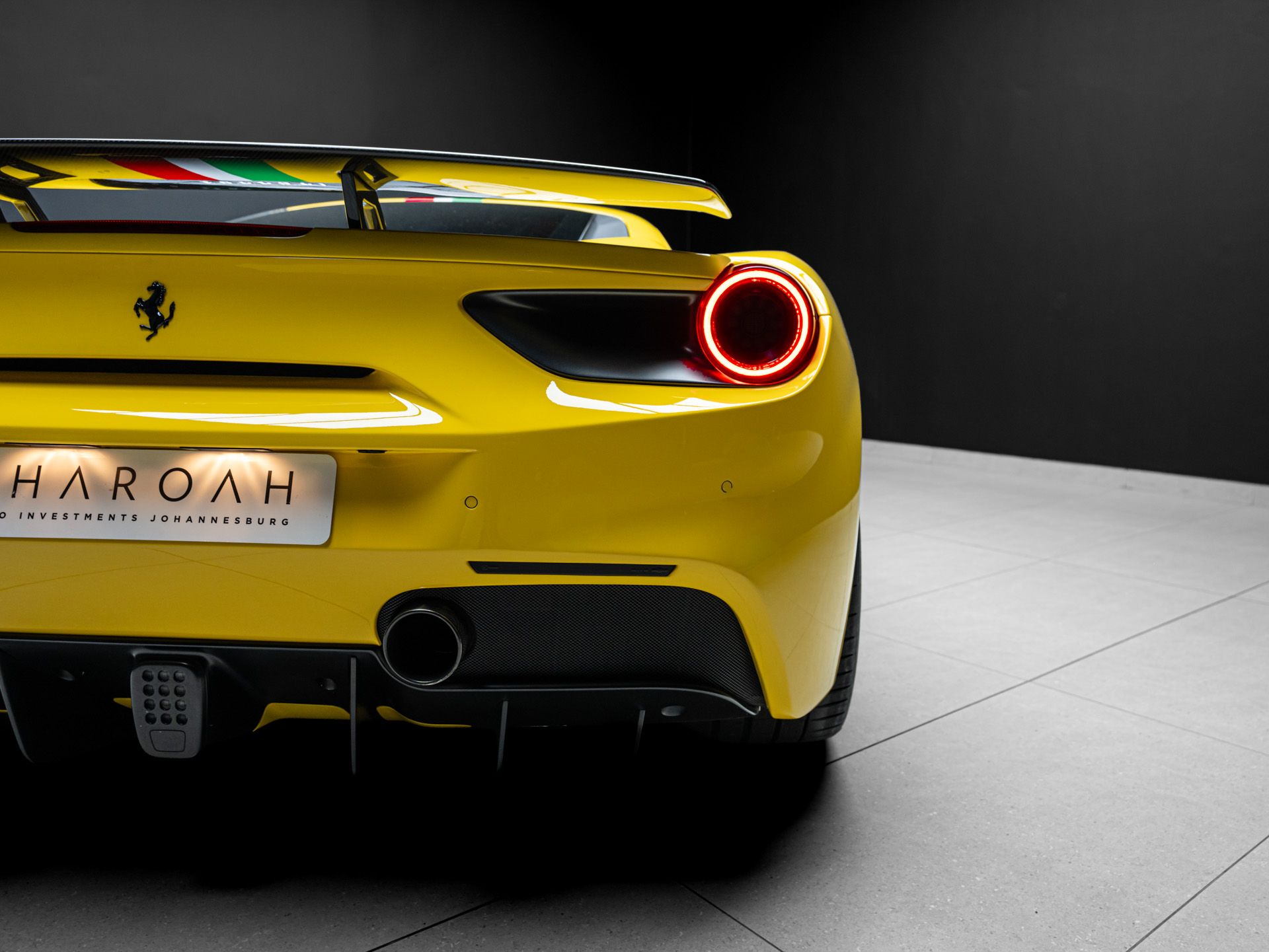 ferrari 488 yellow 19