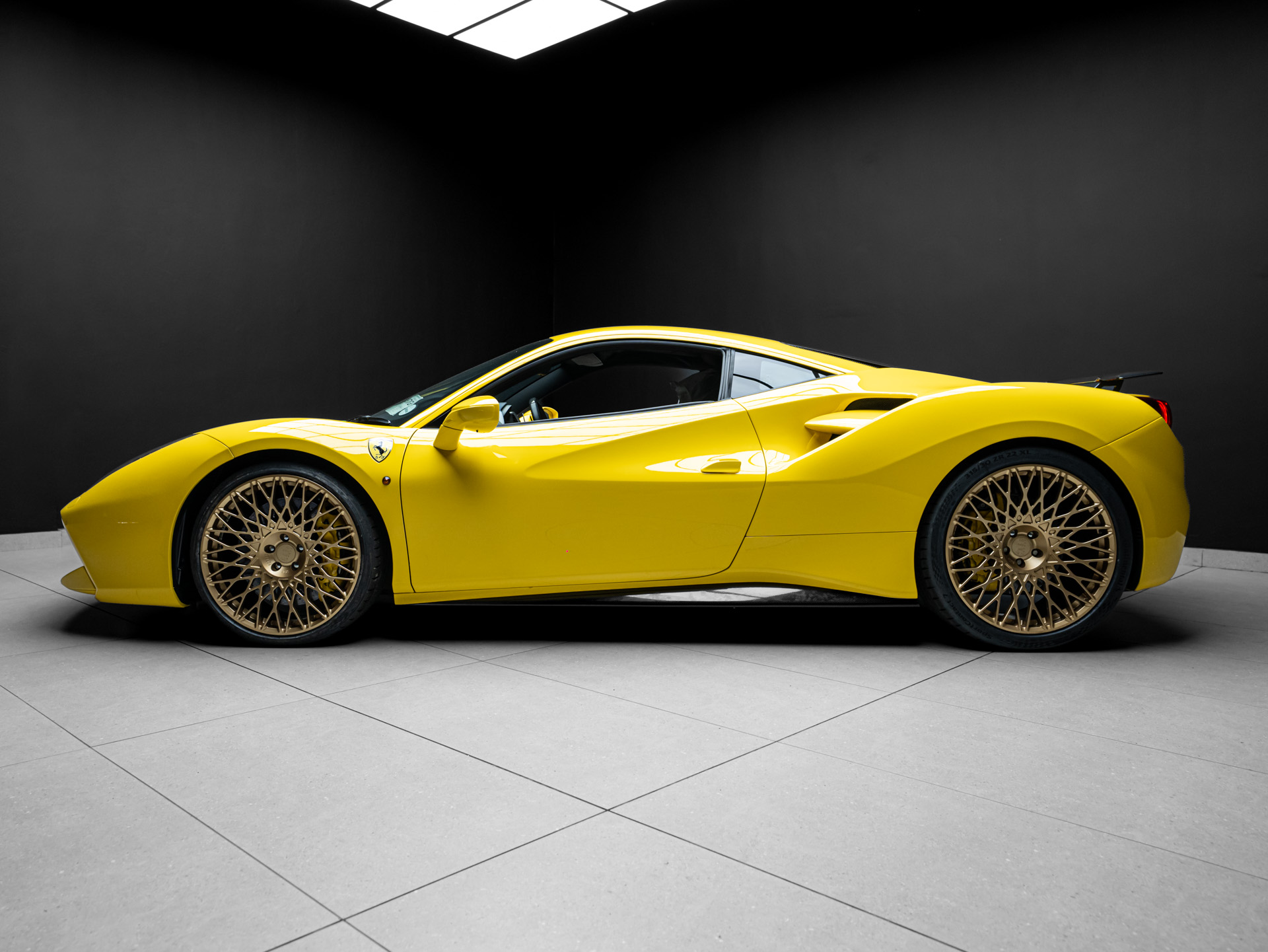 ferrari 488 yellow 3