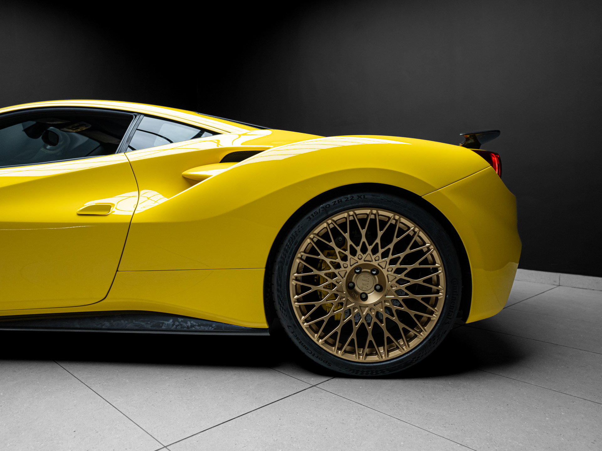 ferrari 488 yellow 5