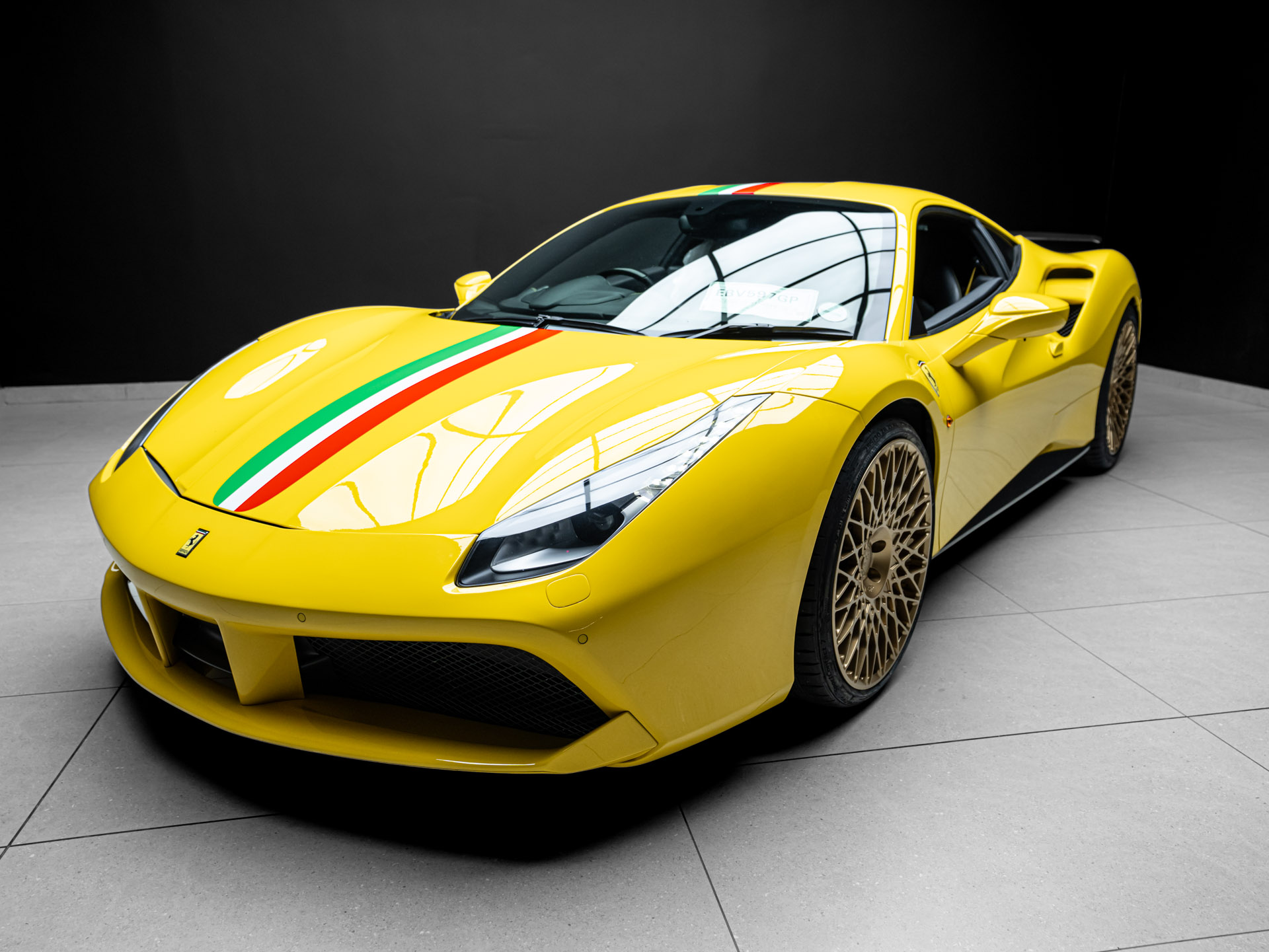 ferrari 488 yellow 8
