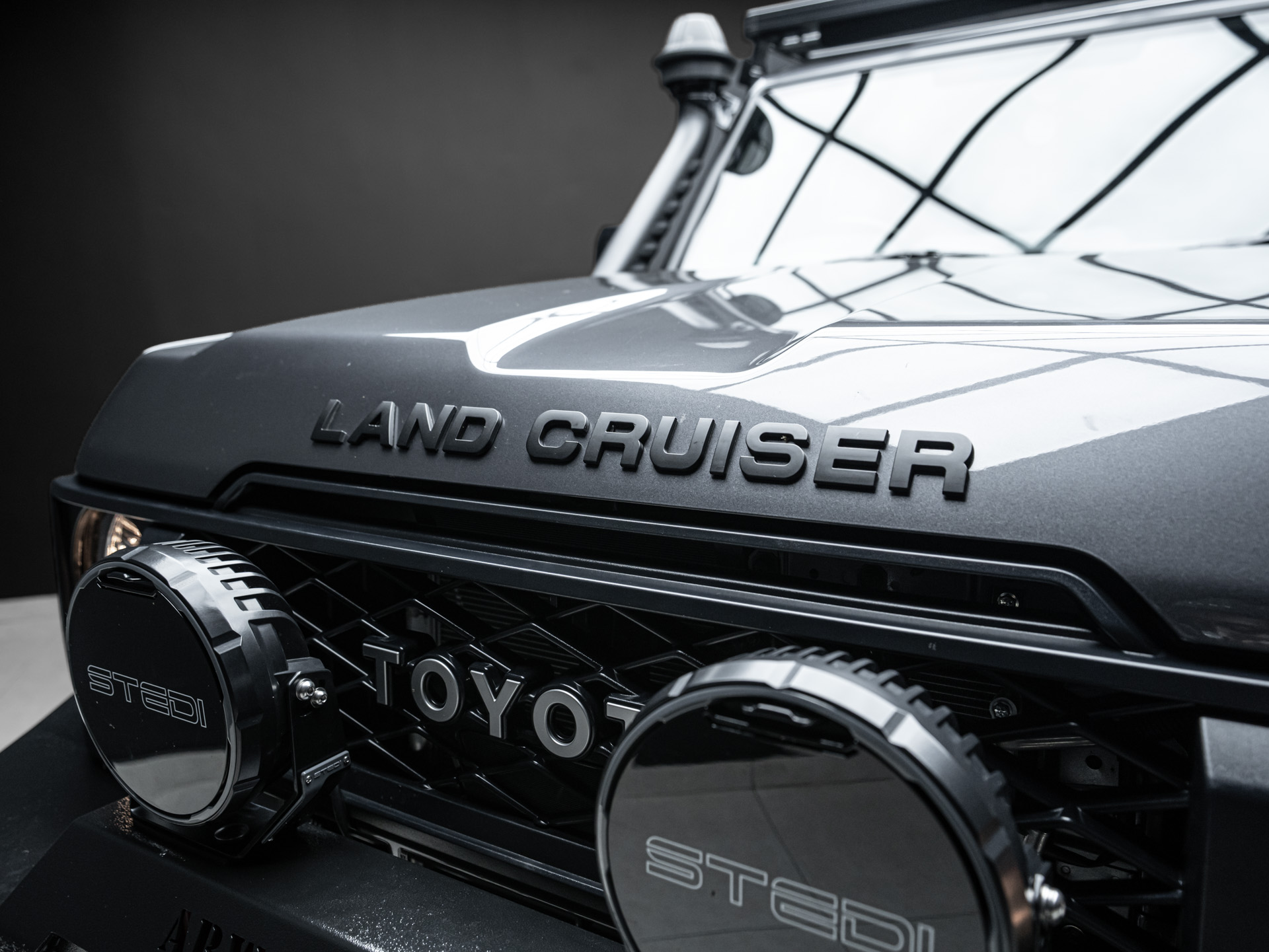 grey land cruiser cattle rail 13