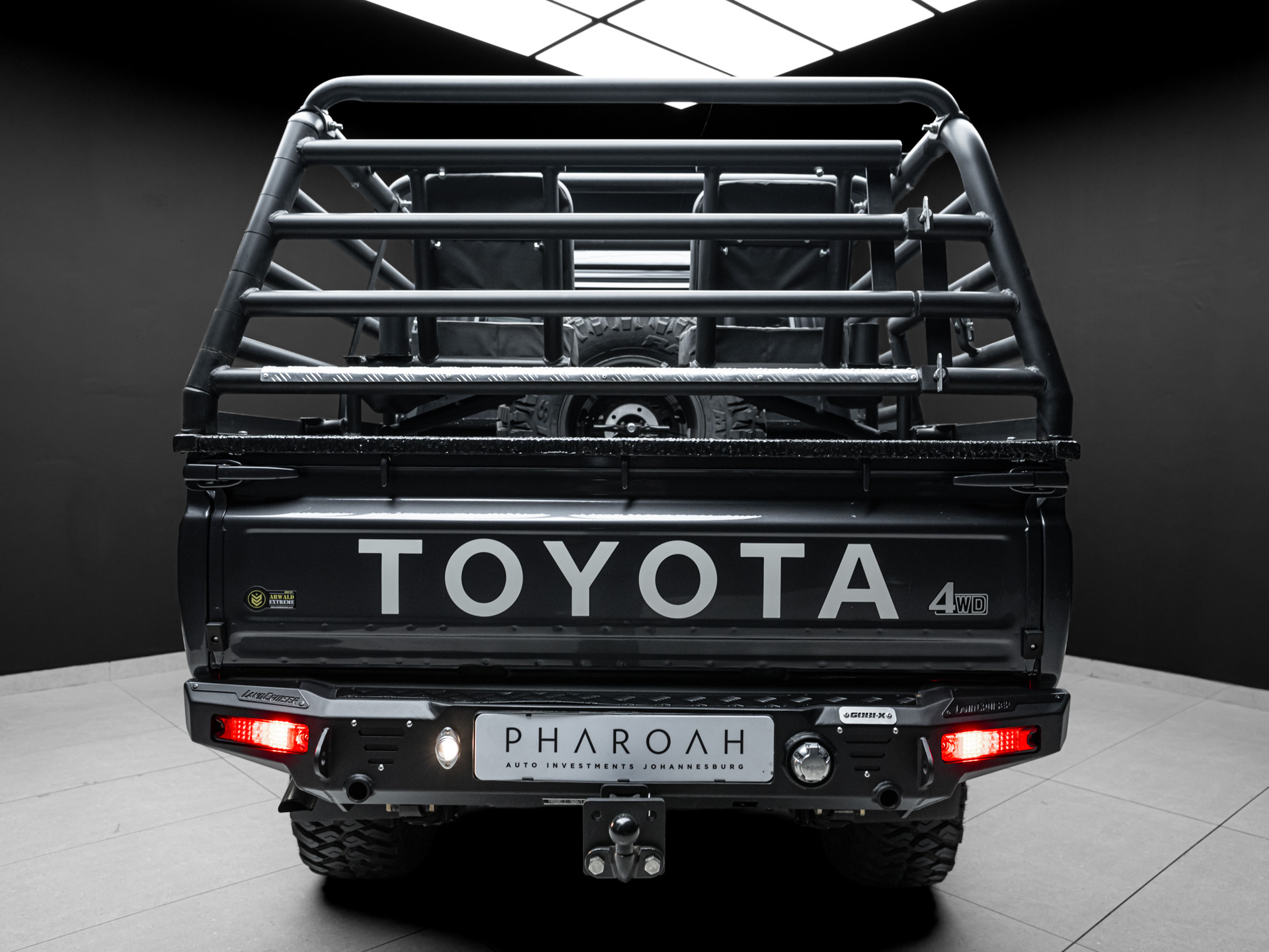 grey land cruiser cattle rail 17