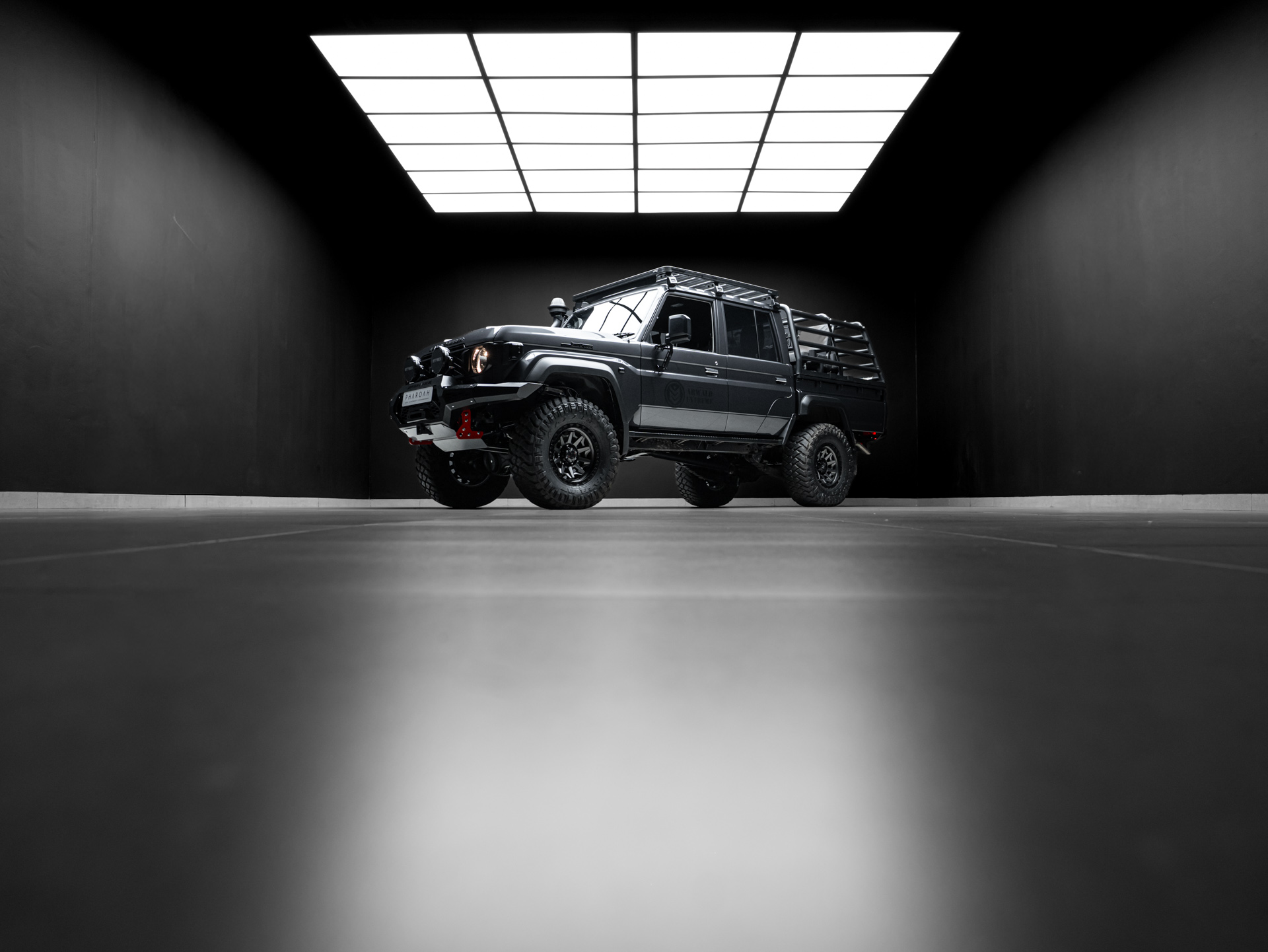 grey land cruiser cattle rail 2