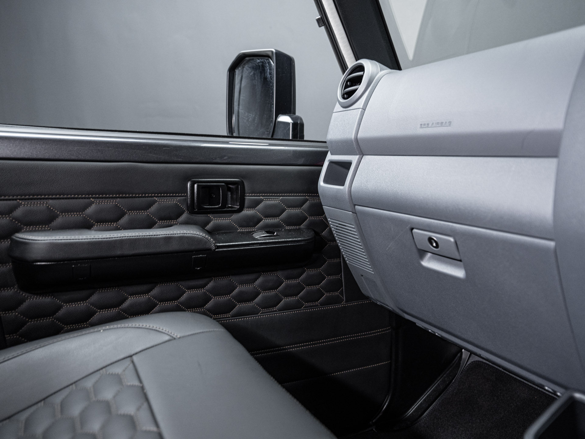 grey land cruiser cattle rail 25