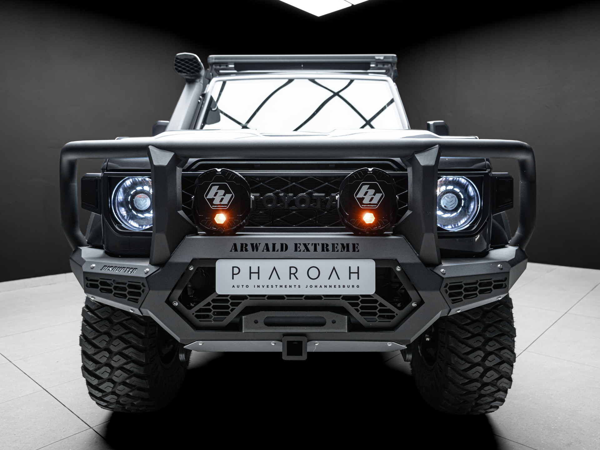 grey toyota lc79 canopy 10