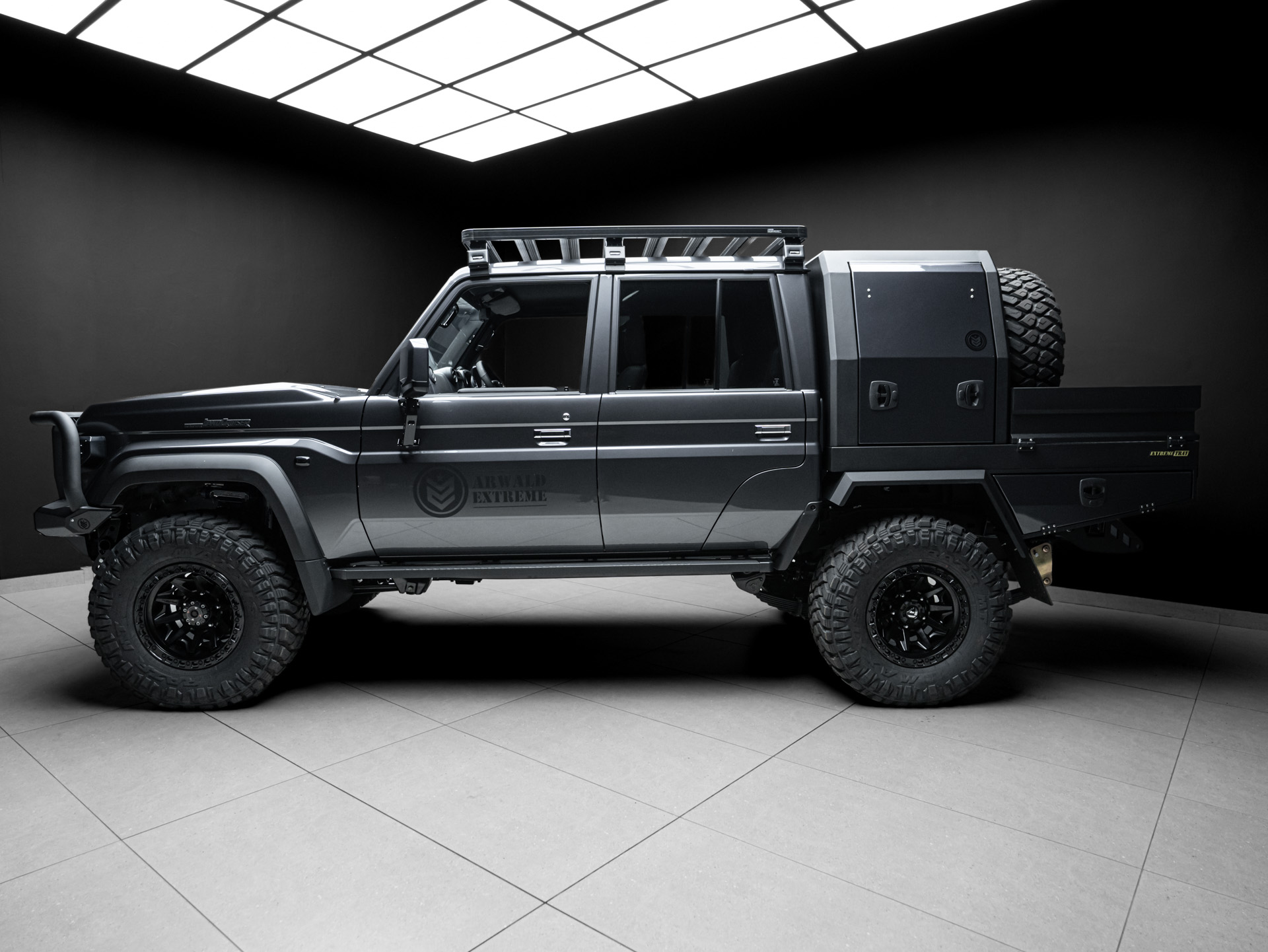 grey toyota lc79 canopy 2