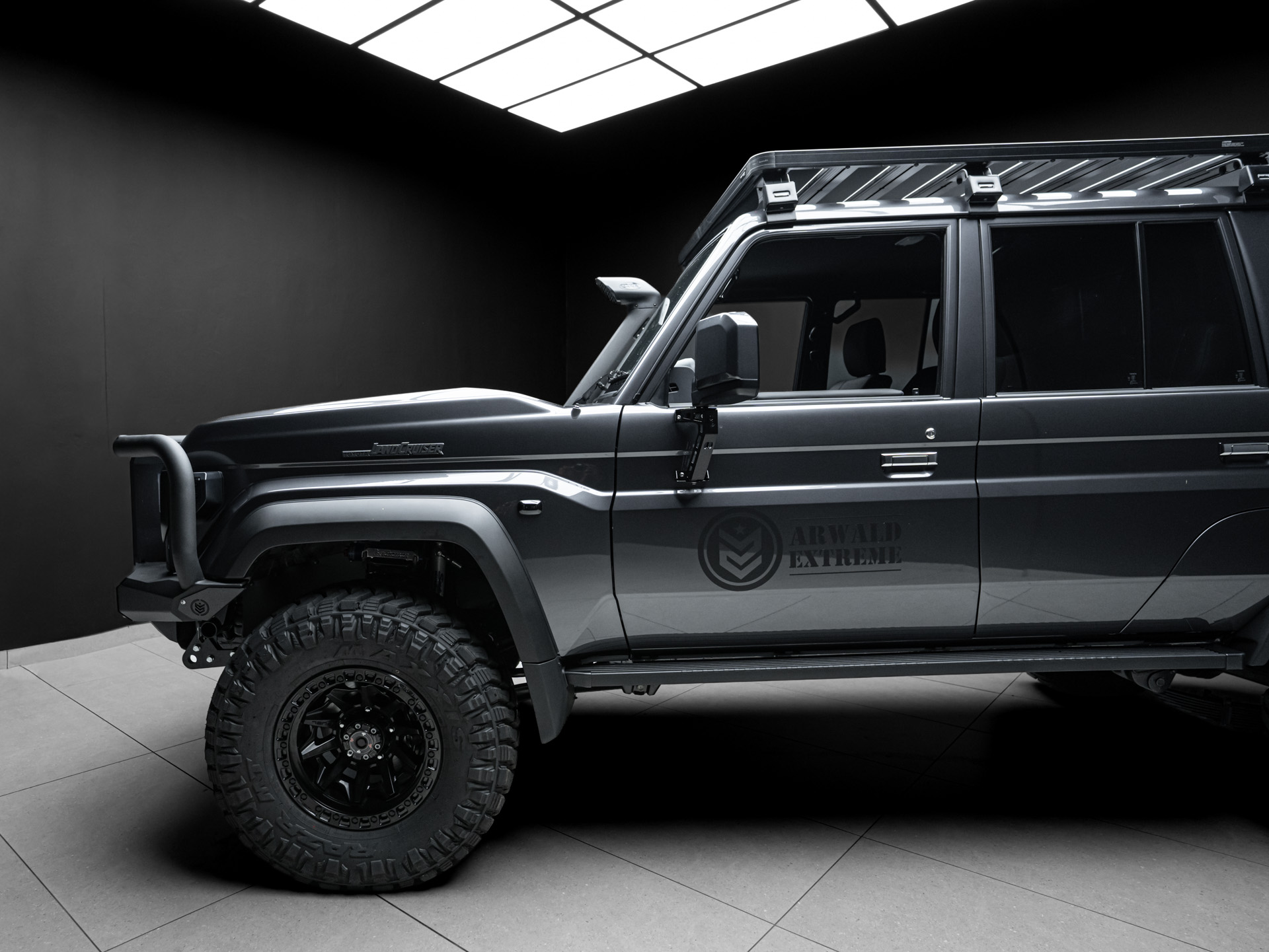 grey toyota lc79 canopy 3