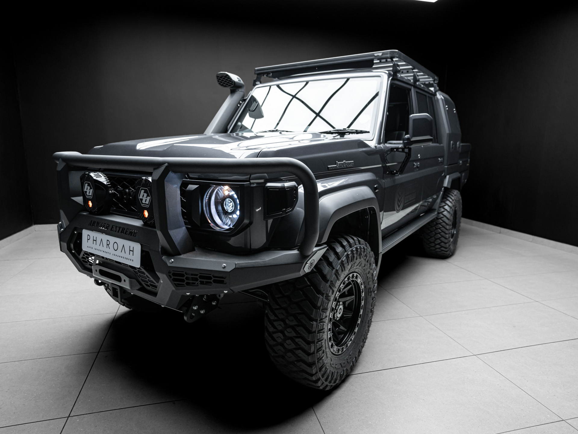 grey toyota lc79 canopy 9