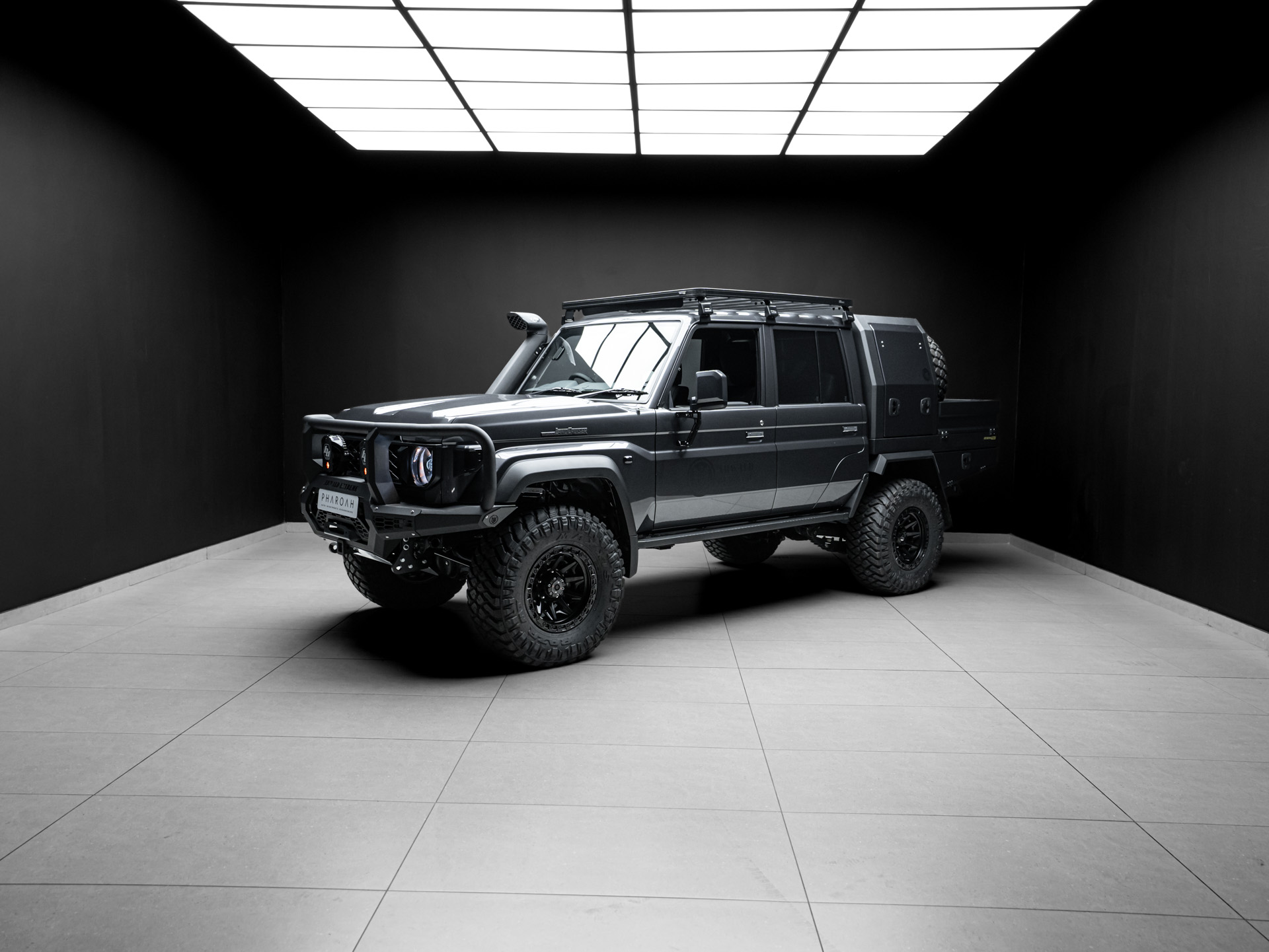 grey toyota lc79 canopy