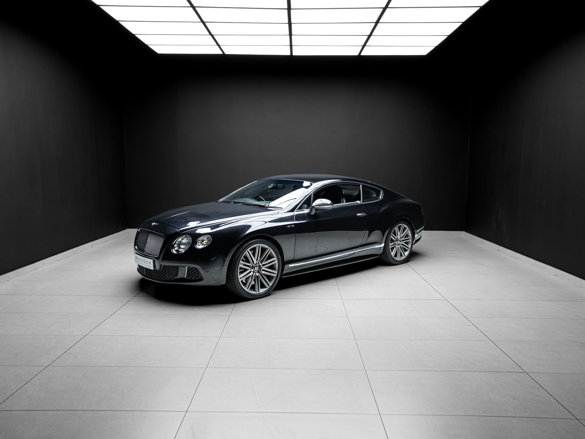 navy blue bentley continental w12