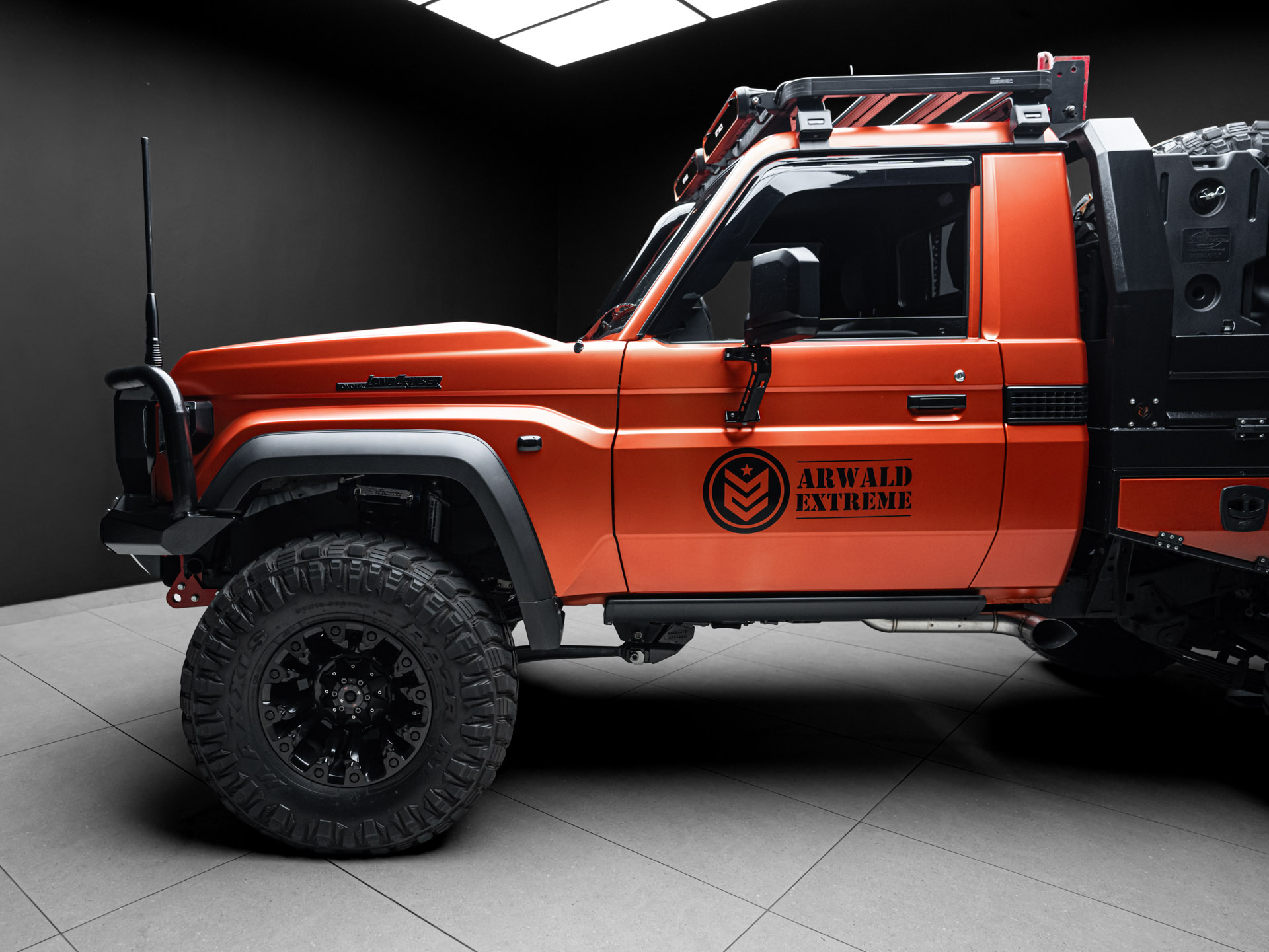 orange land cruiser lc79 4