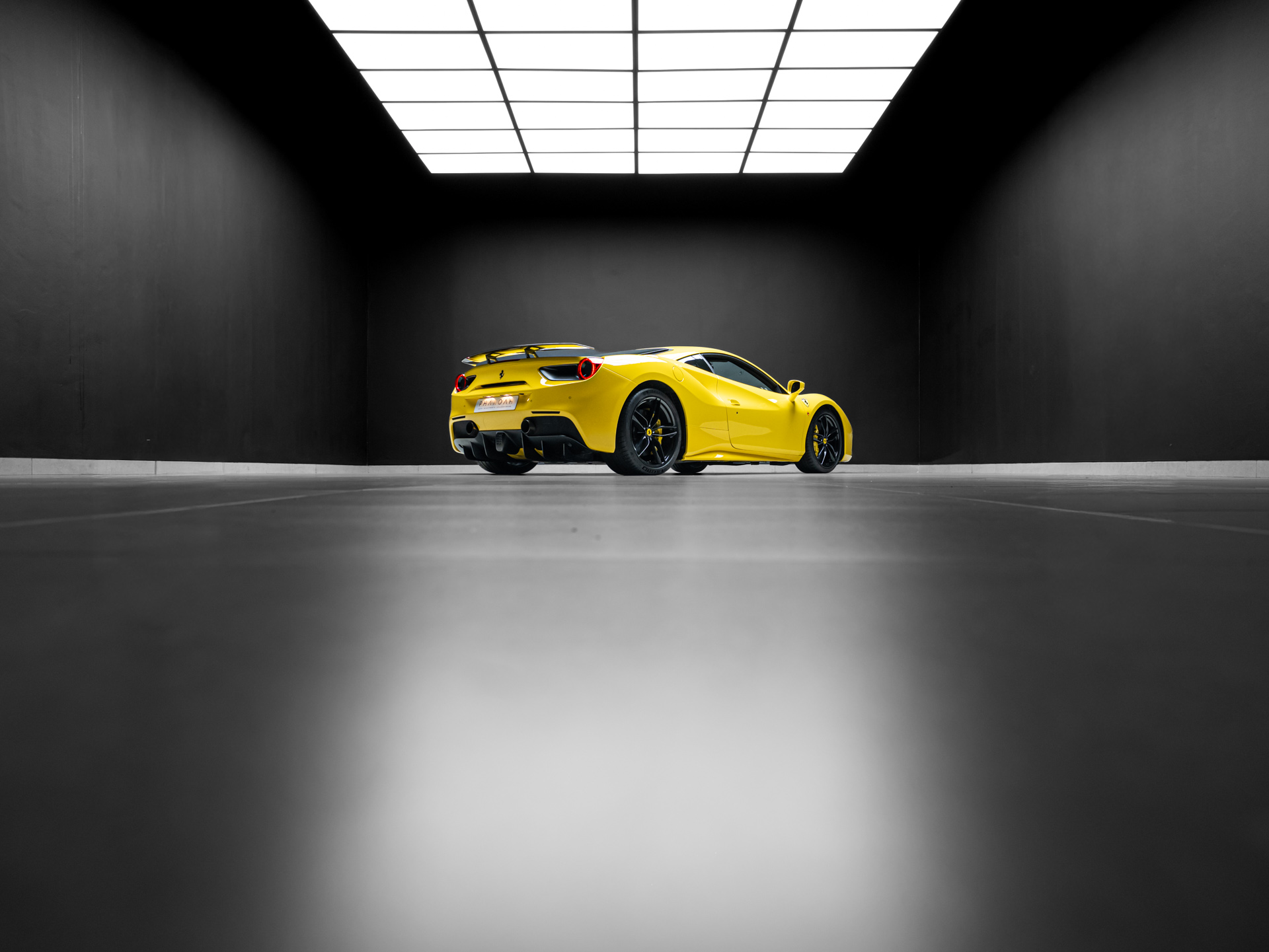 yellow ferrari 488 gtb 13