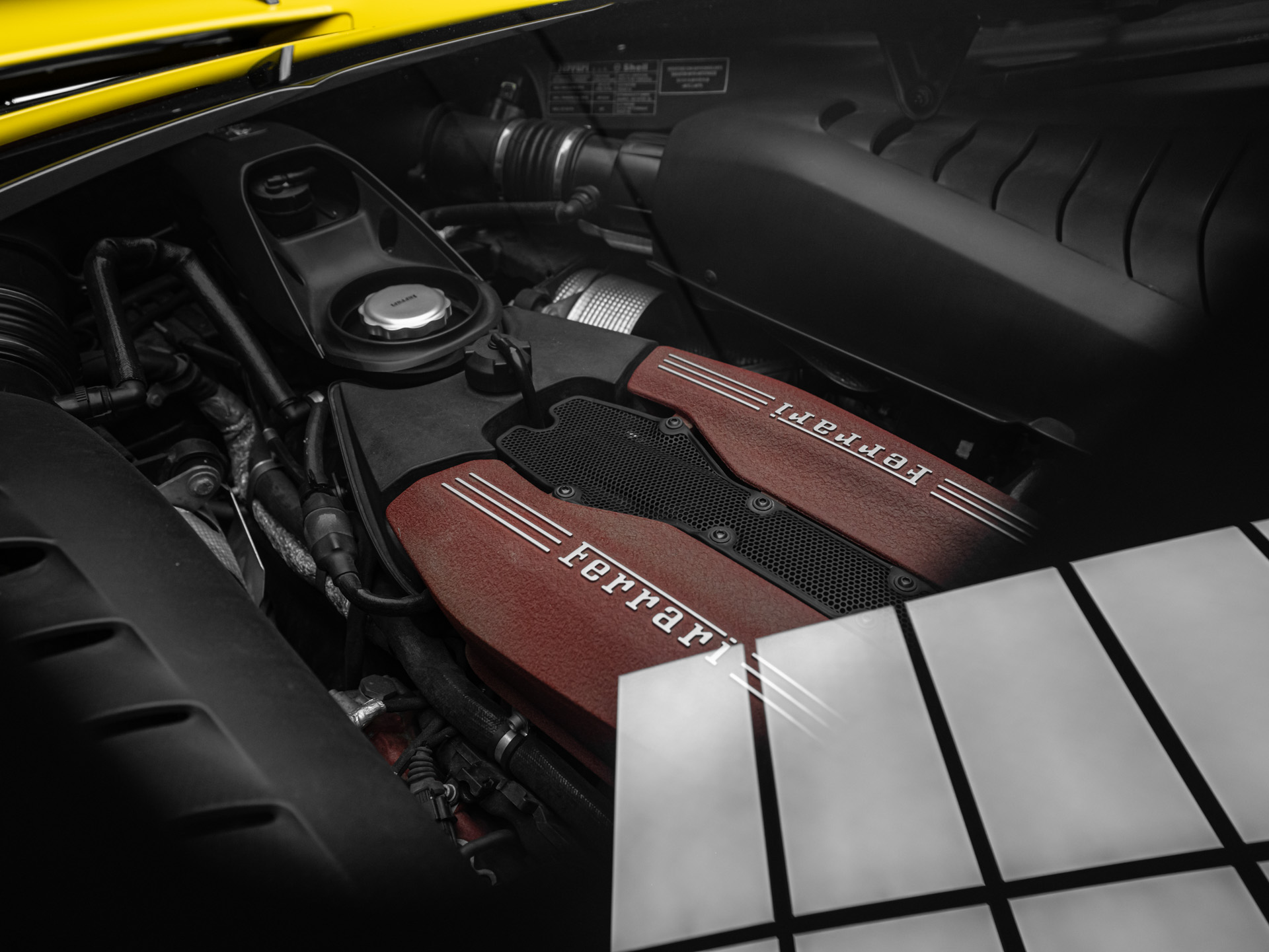 yellow ferrari 488 gtb 18