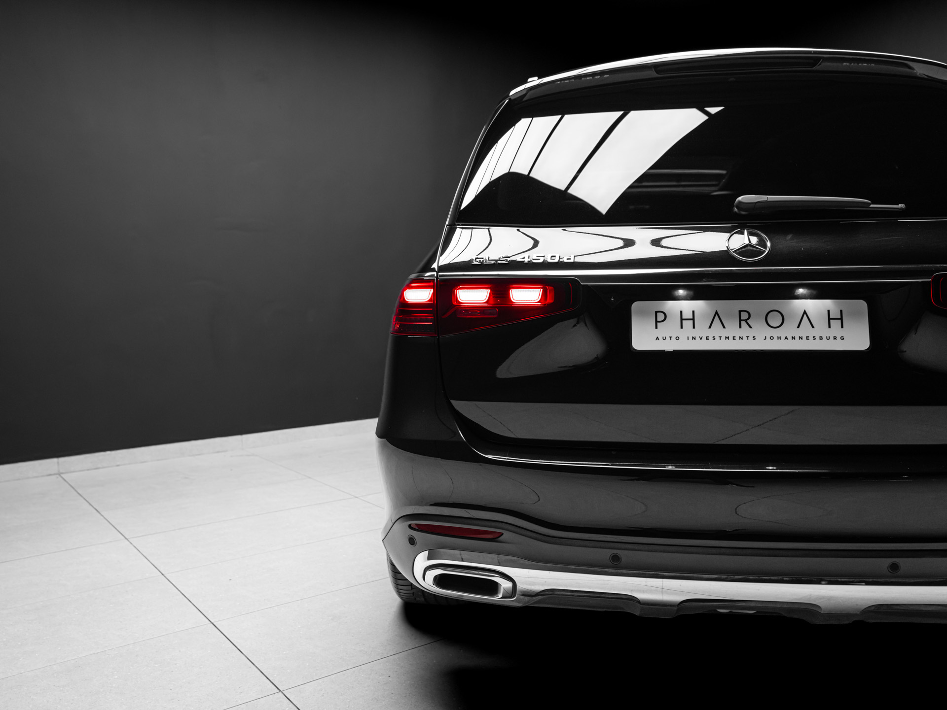 black mercedes gls450d 14