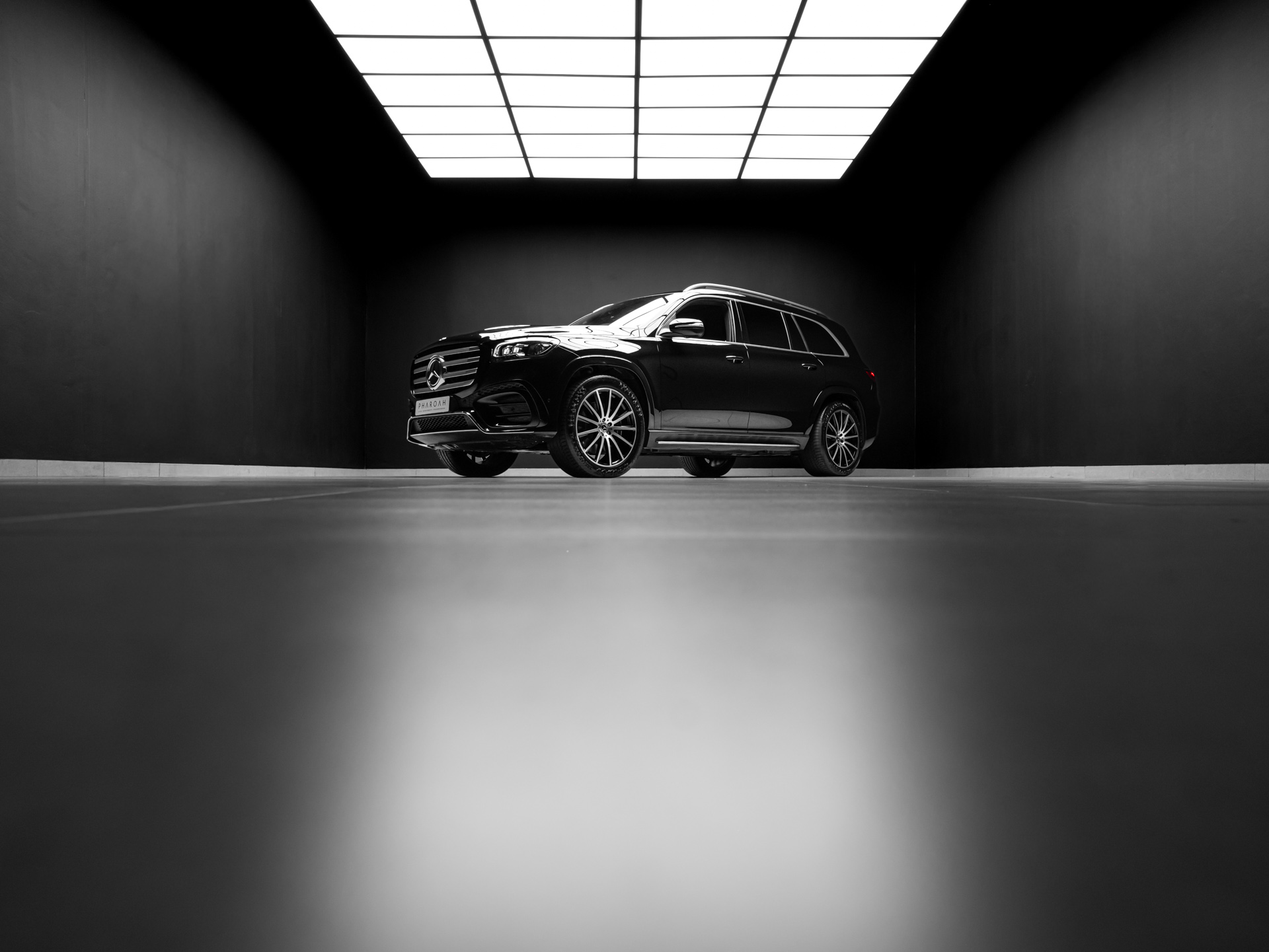 black mercedes gls450d 2