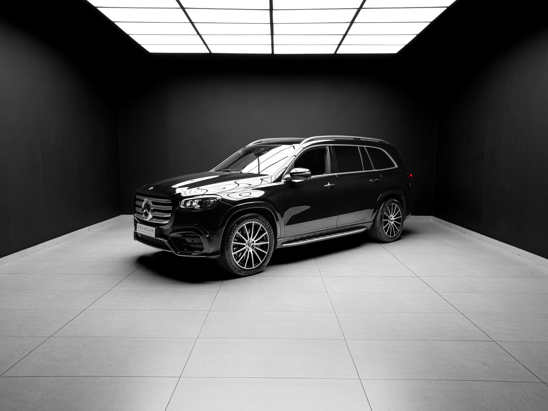 black mercedes gls450d