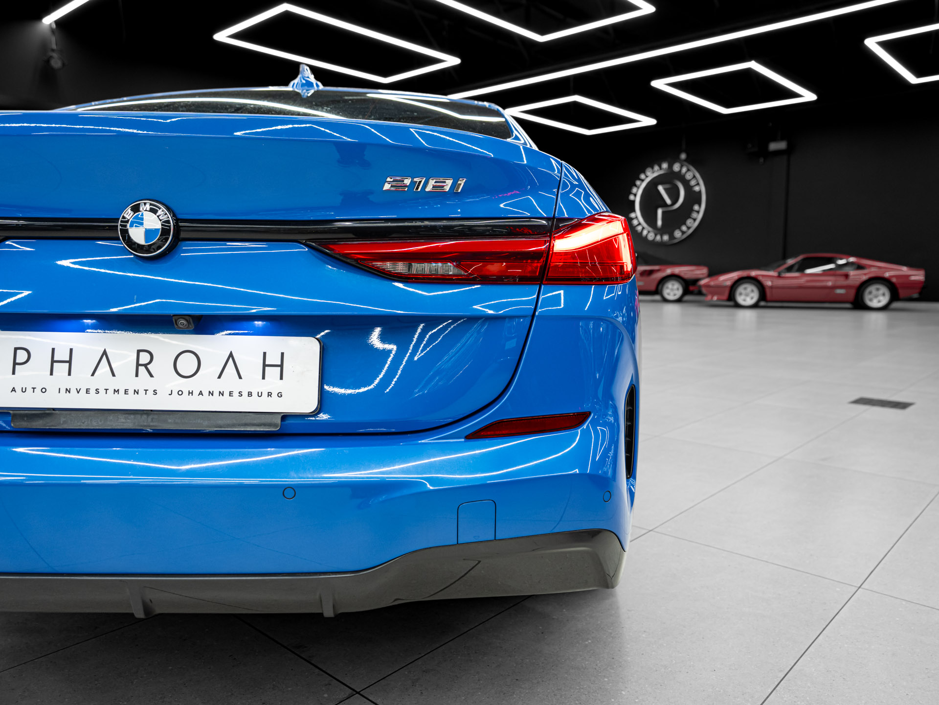 blue bmw 218i gran coupe 11