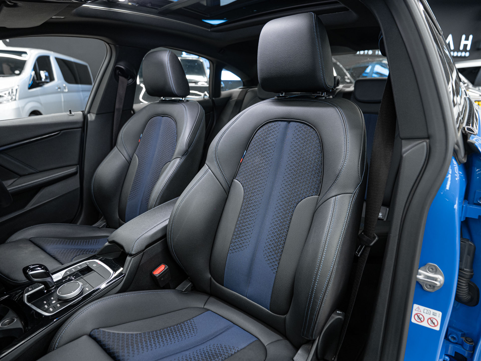blue bmw 218i gran coupe 27