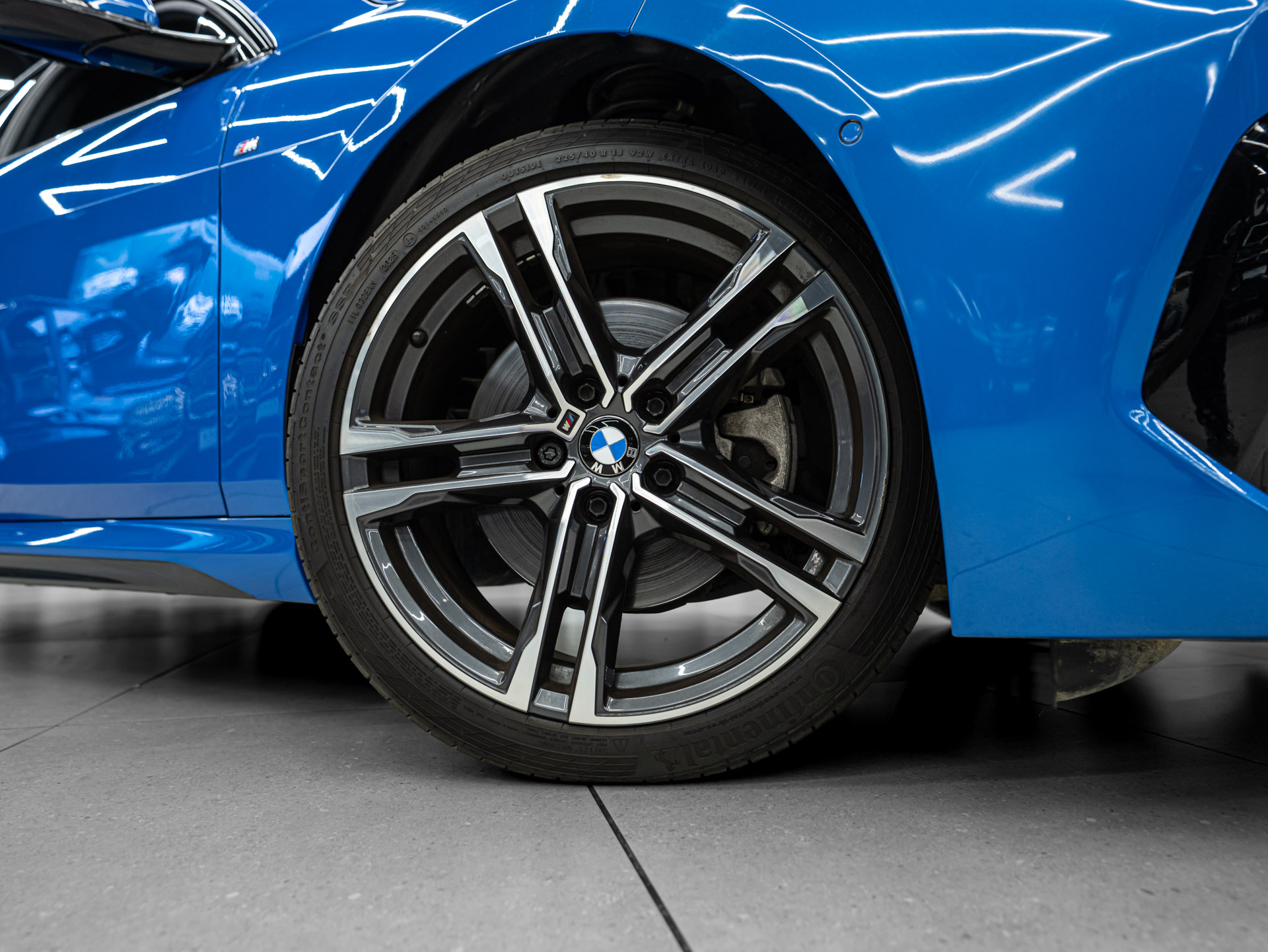 blue bmw 218i gran coupe 3