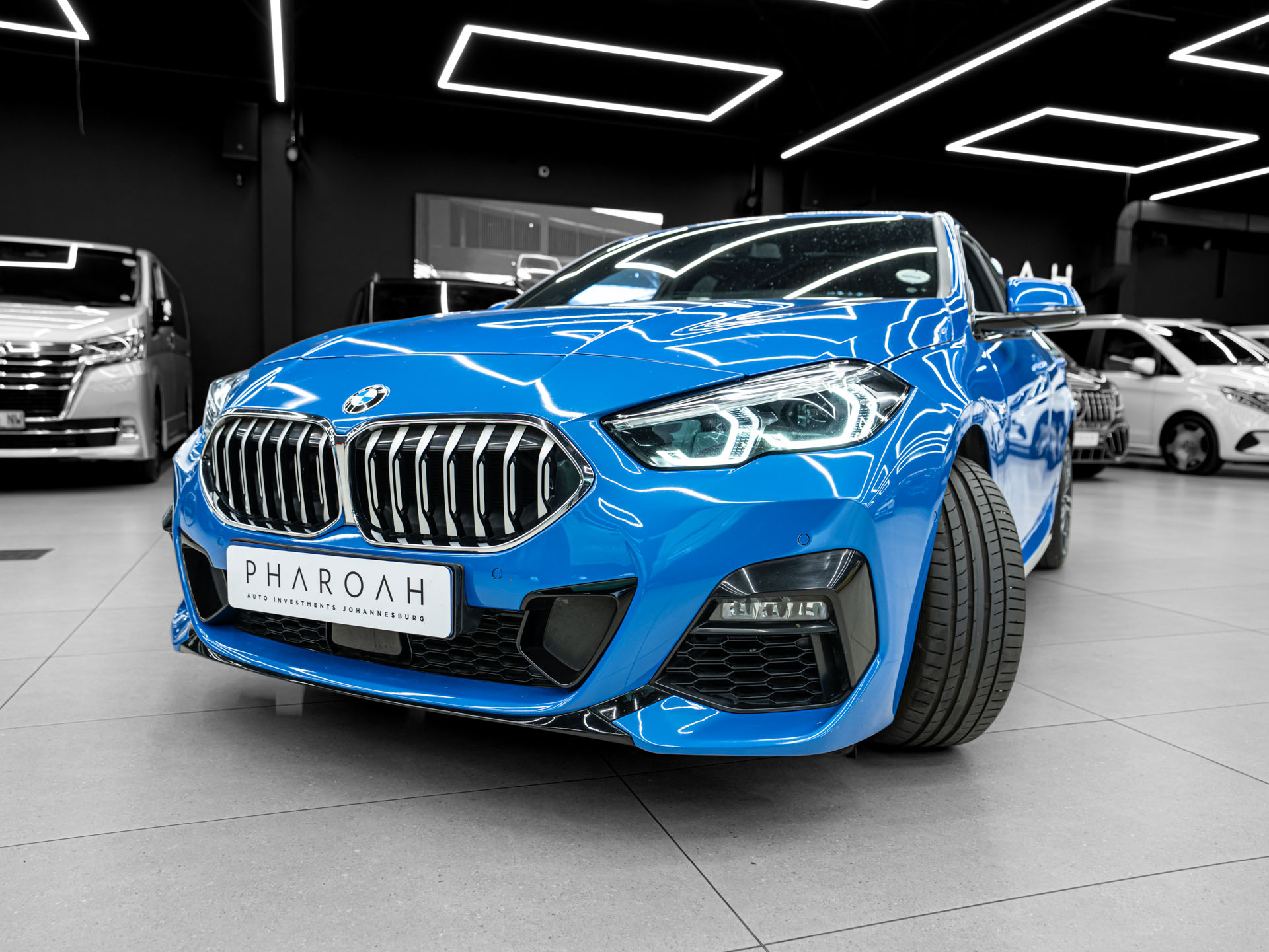 blue bmw 218i gran coupe 6