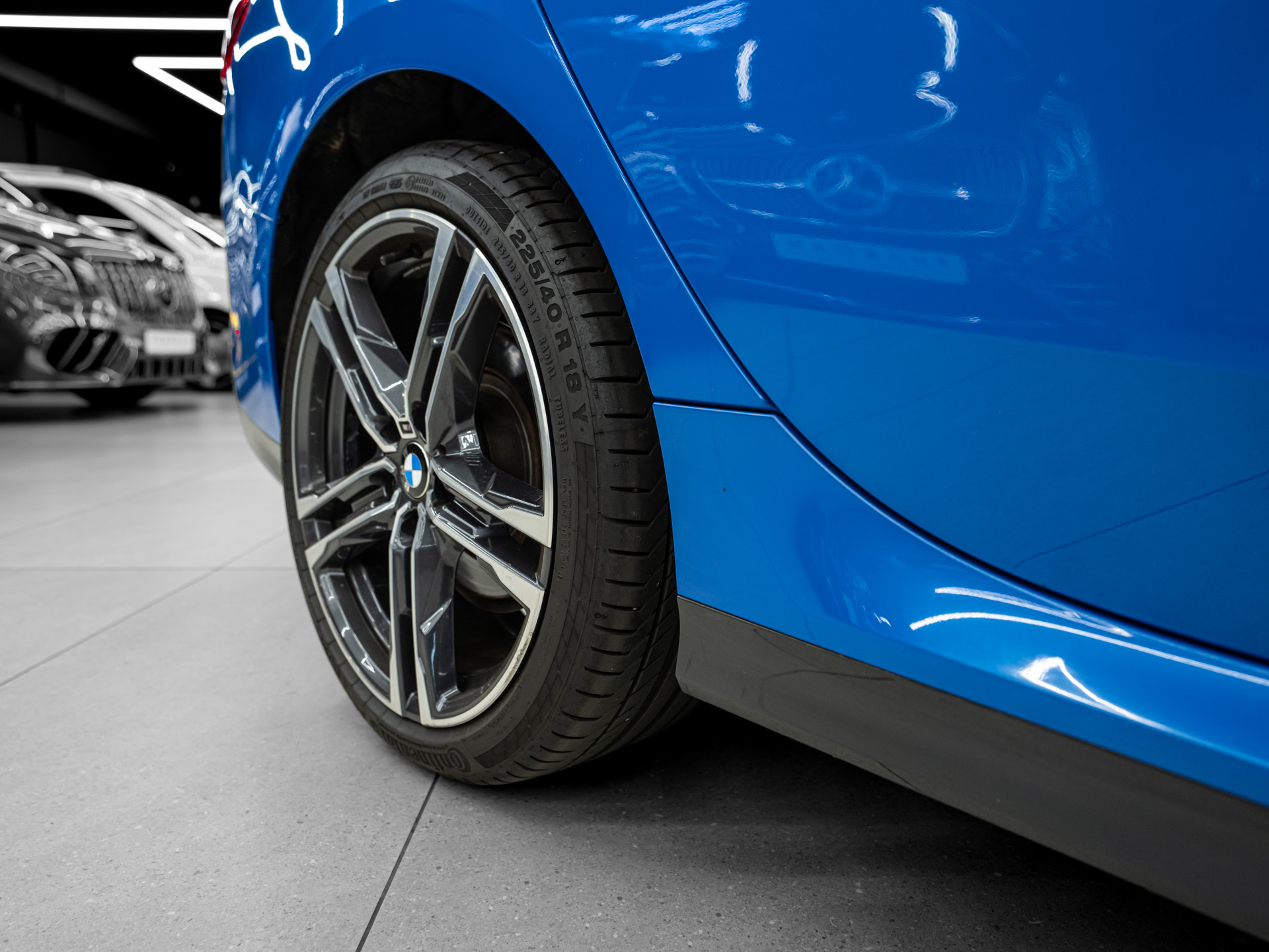 blue bmw 218i gran coupe 8