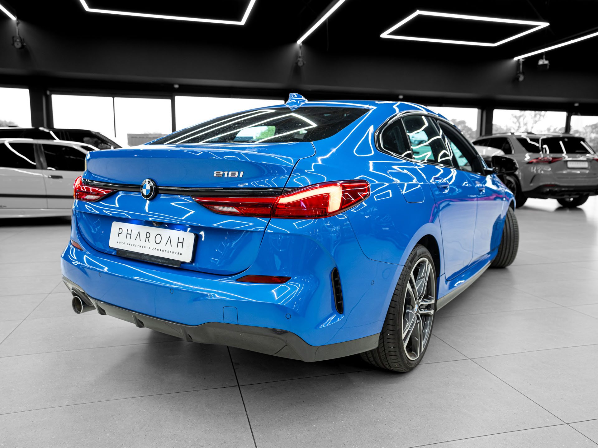 blue bmw 218i gran coupe 9