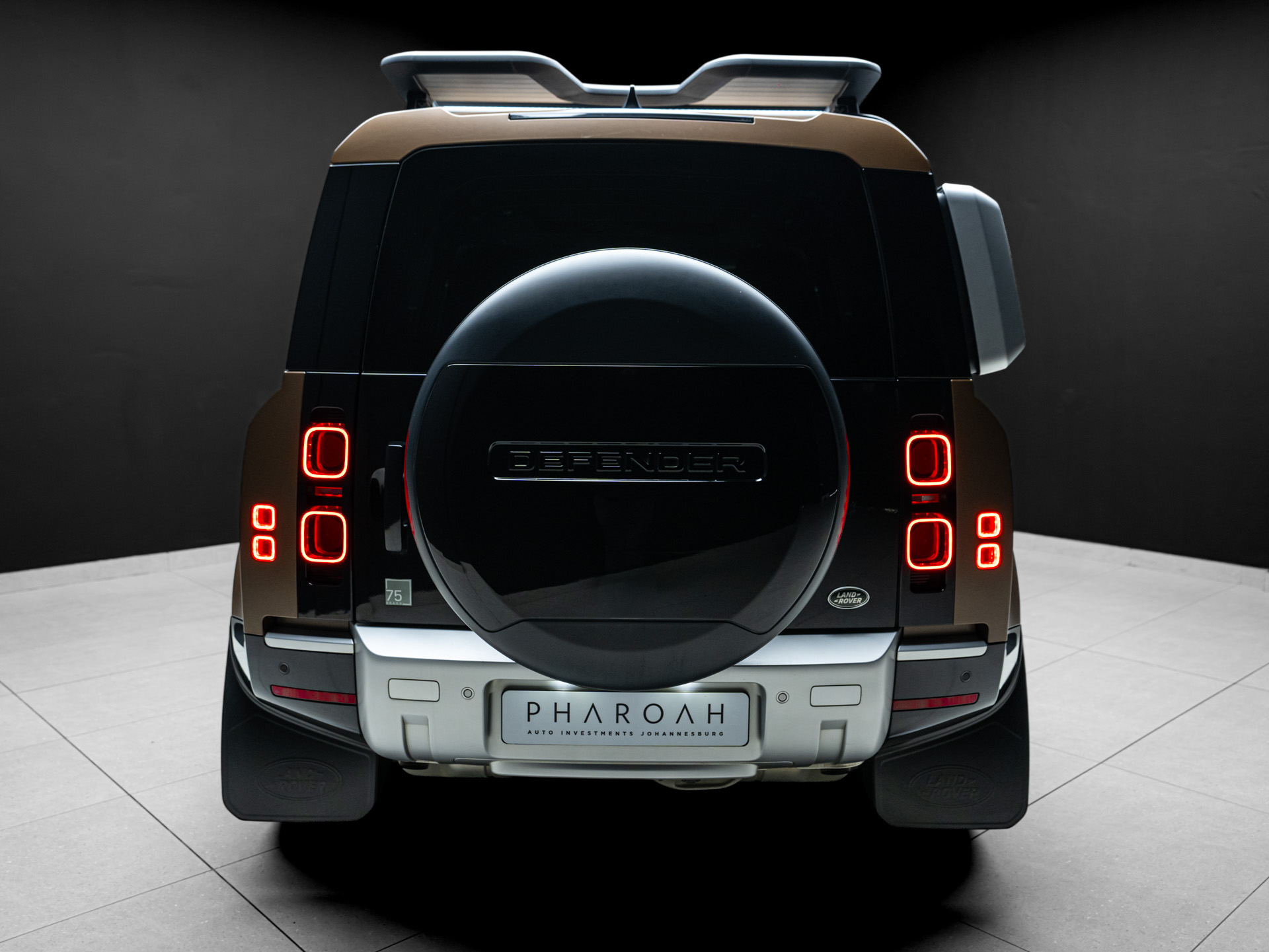 brown land rover defender d300 16