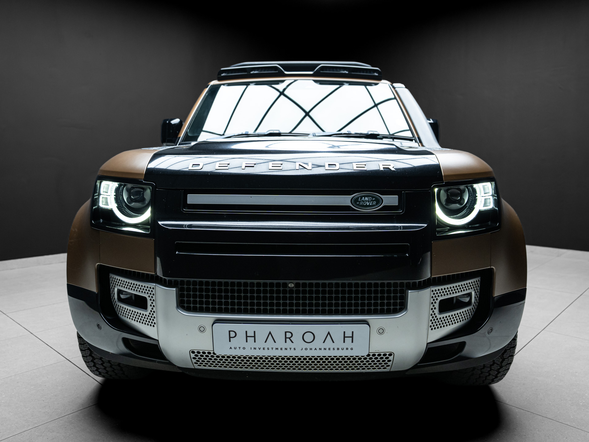 brown land rover defender d300 8