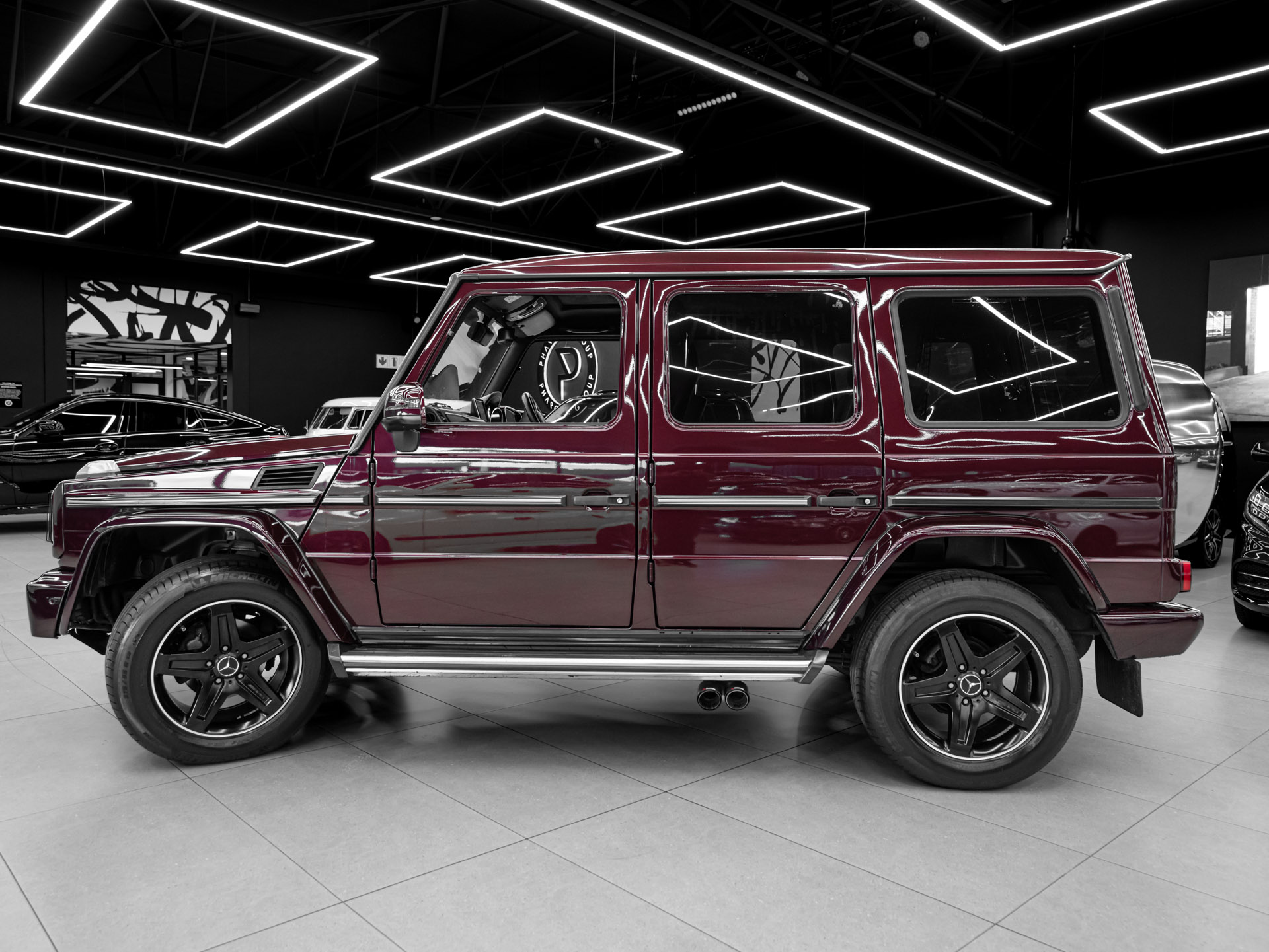 burgundy mercedes g350 14