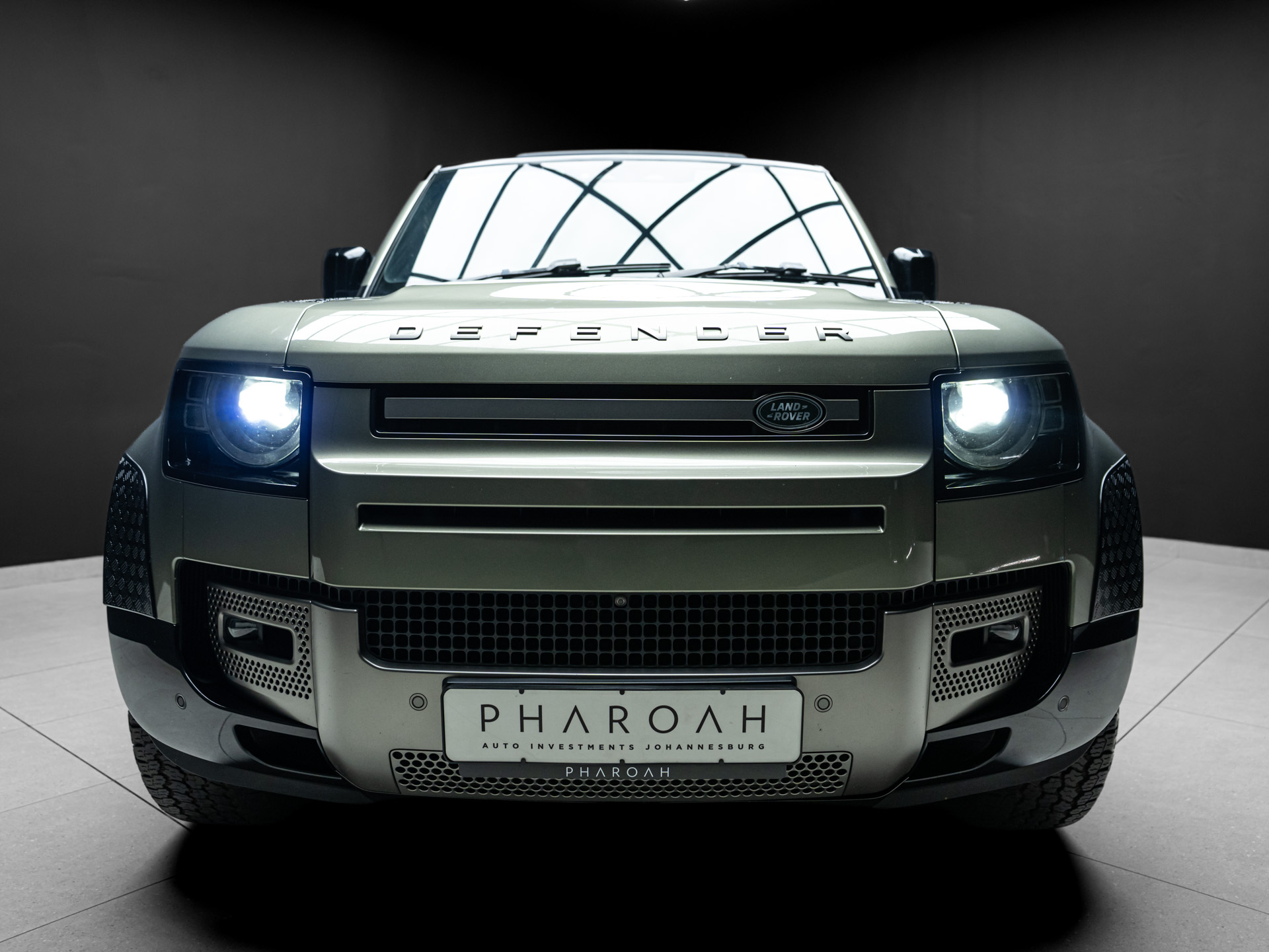green land rover defender 8