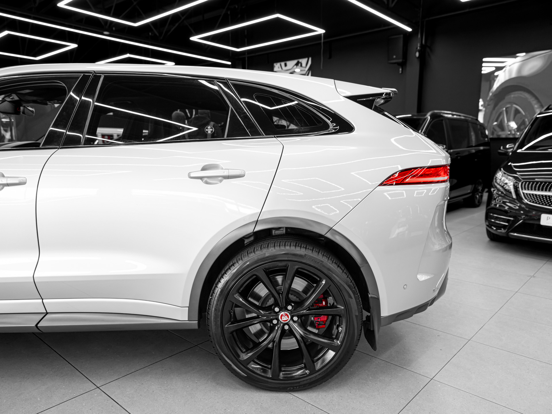 grey jaguar f pace svr 16