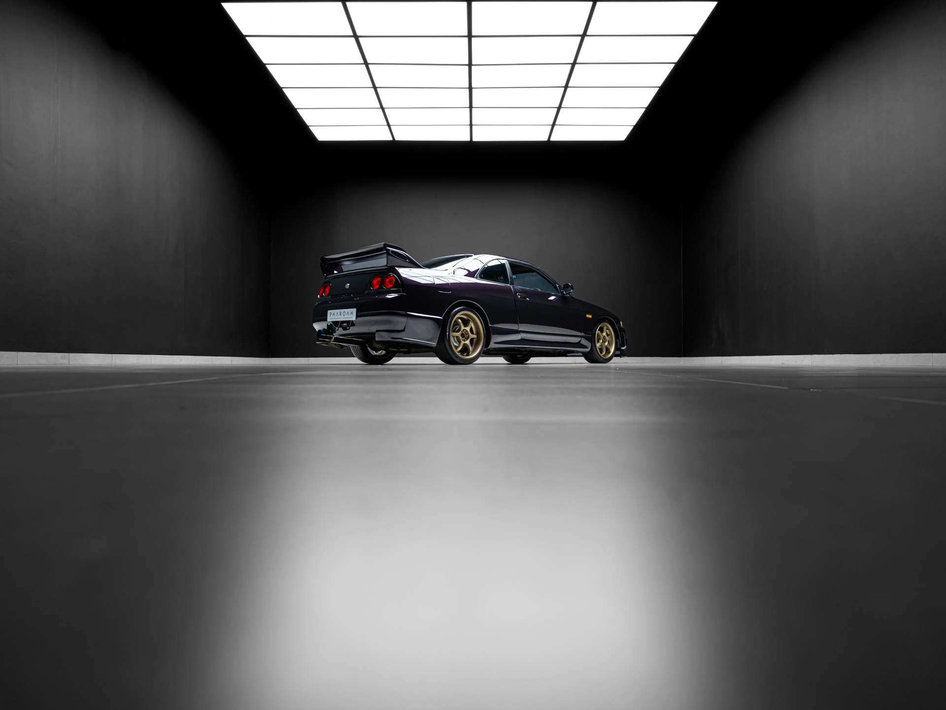 purple nissan skyline 10